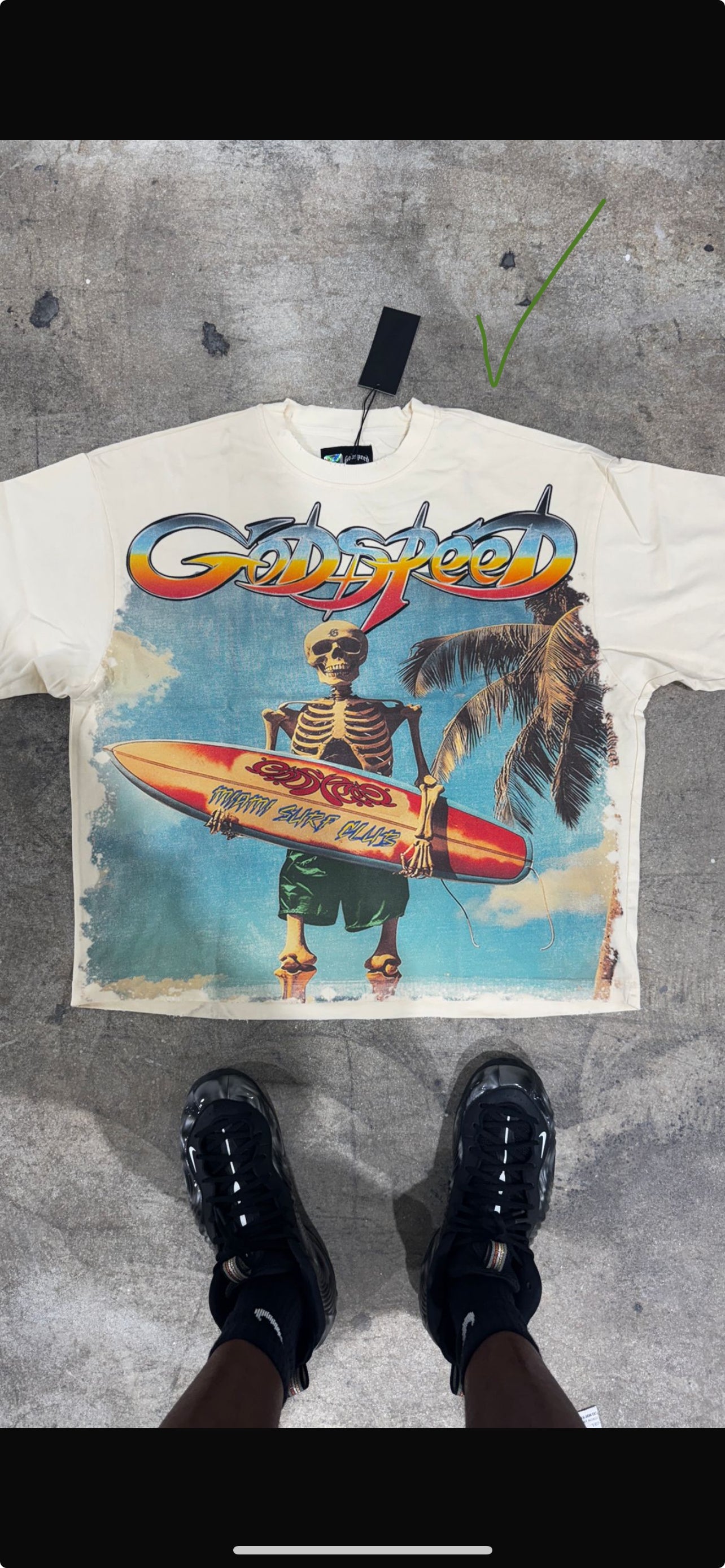 Skull Surfer Tee (White)