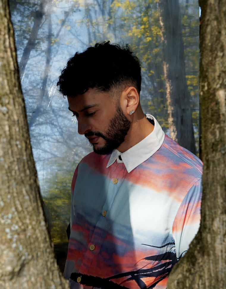 In The Clouds Button-Up Shirt