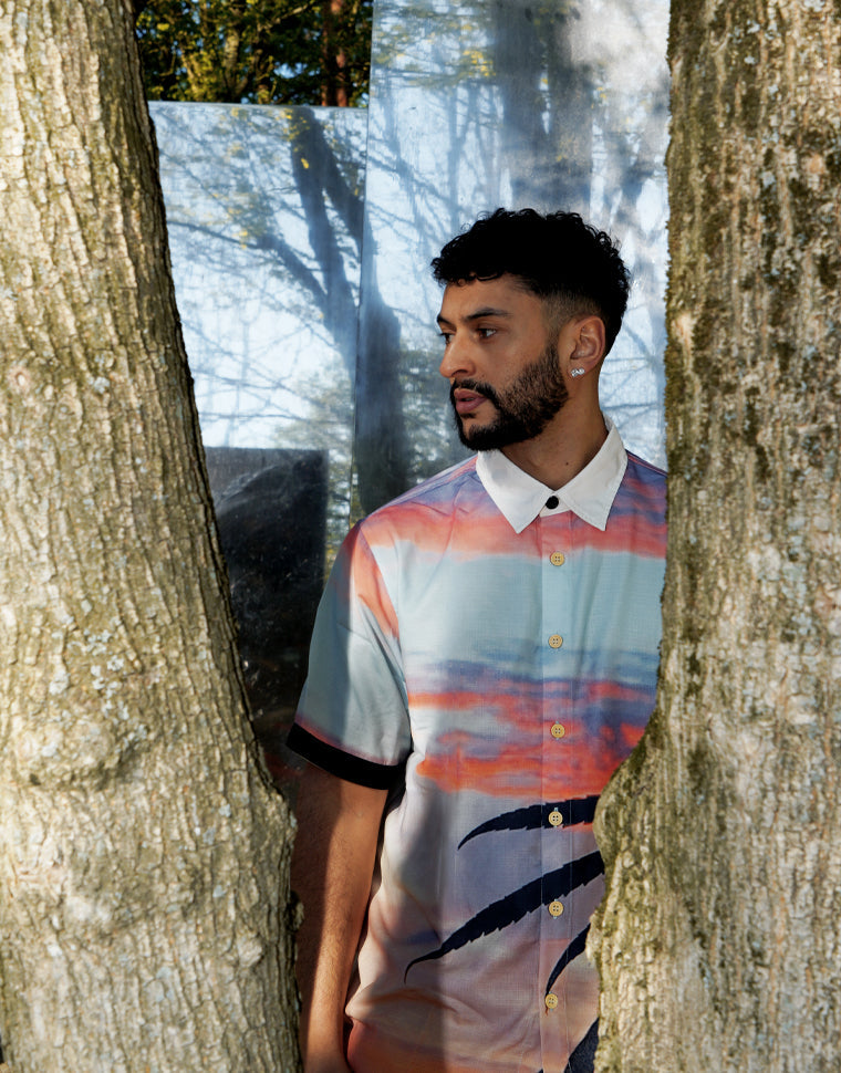 In The Clouds Button-Up Shirt