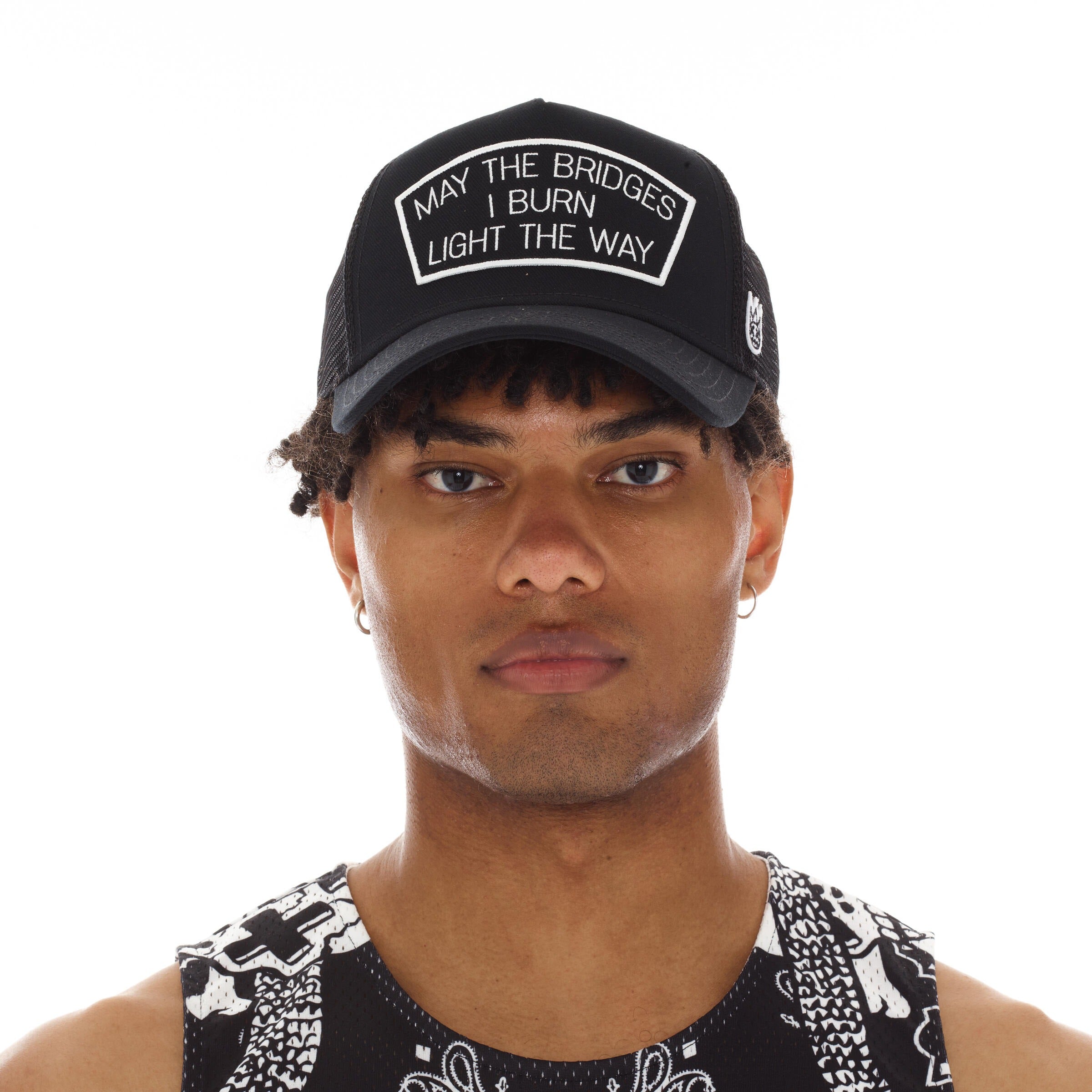 May The Bridges I Burn Trucker Hat Black