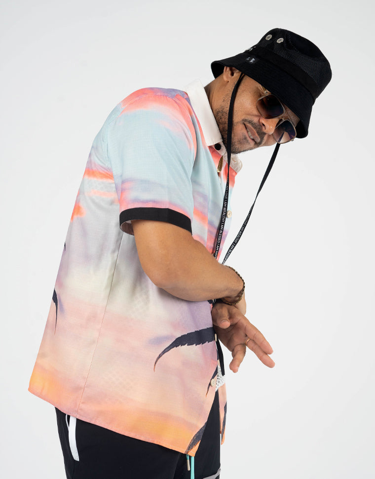 In The Clouds Button-Up Shirt