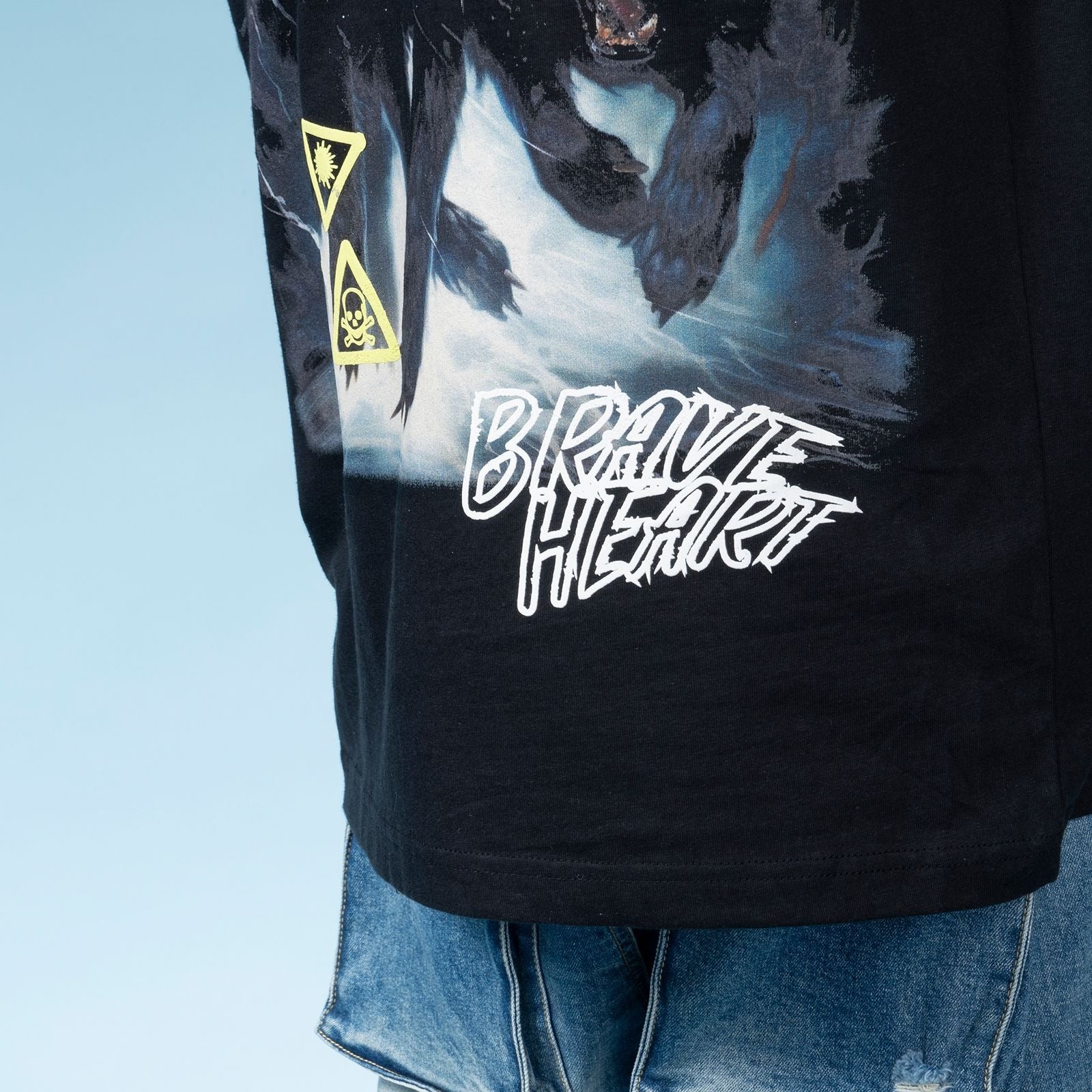 Brave Heart Tee Black Beauty