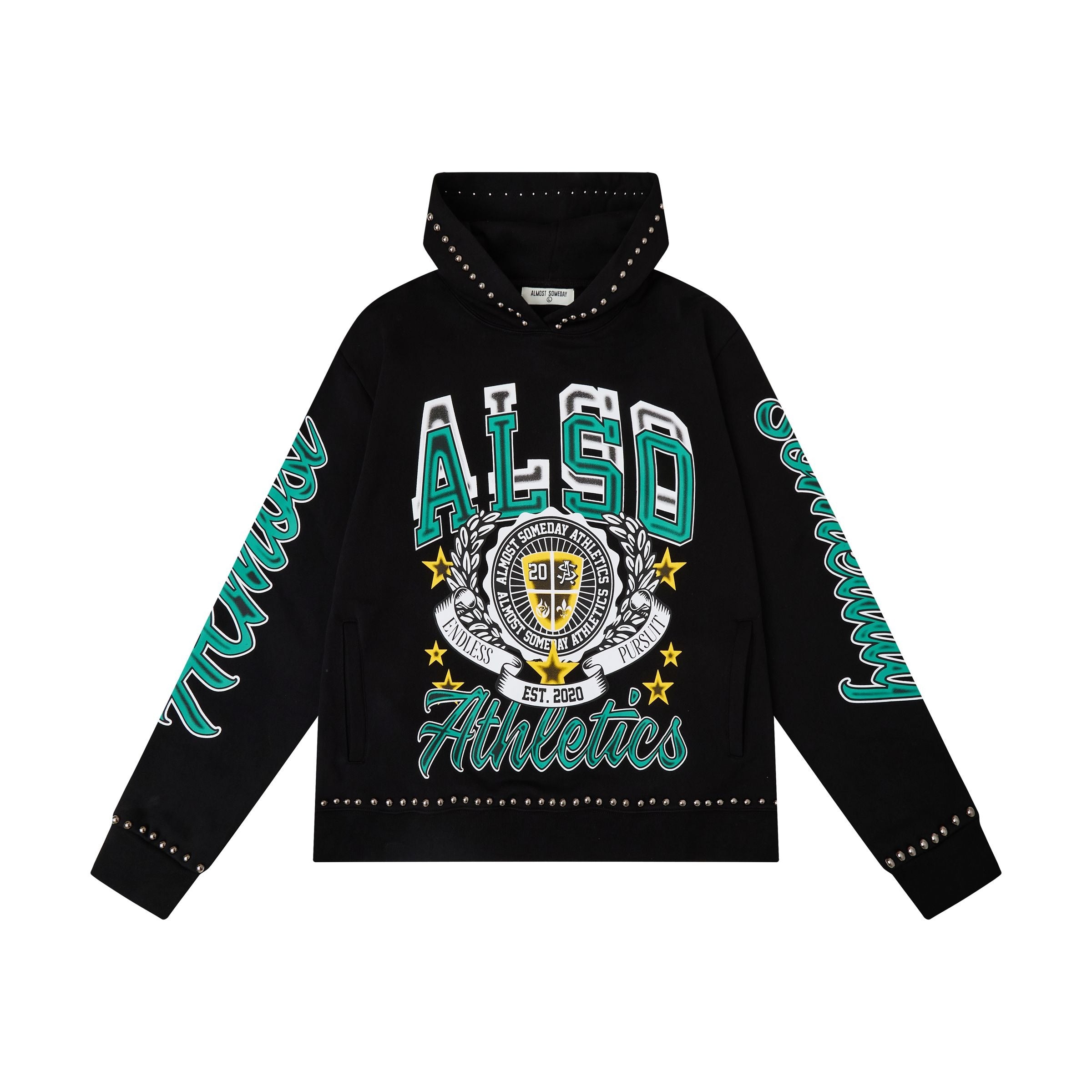 Someday Athletics Hoodie Black - Heavyweight Premium Hoodie