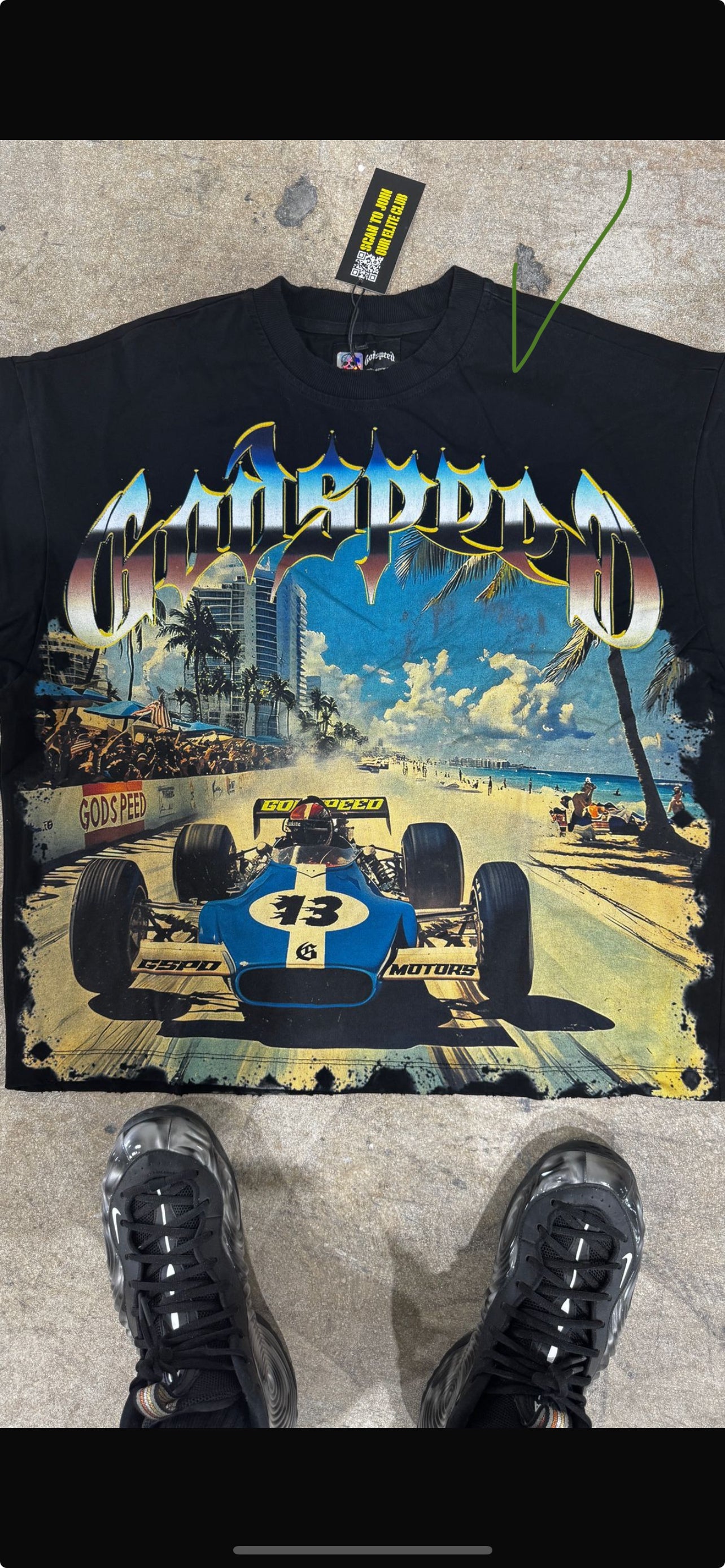 F1 Car Tee (Black)