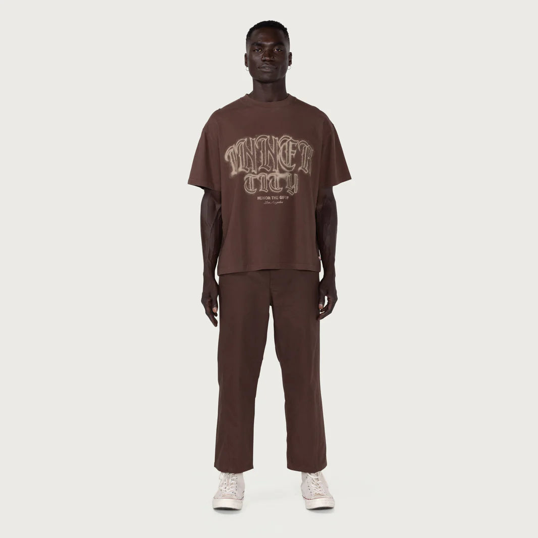 Stamp Inner City Tee Brown