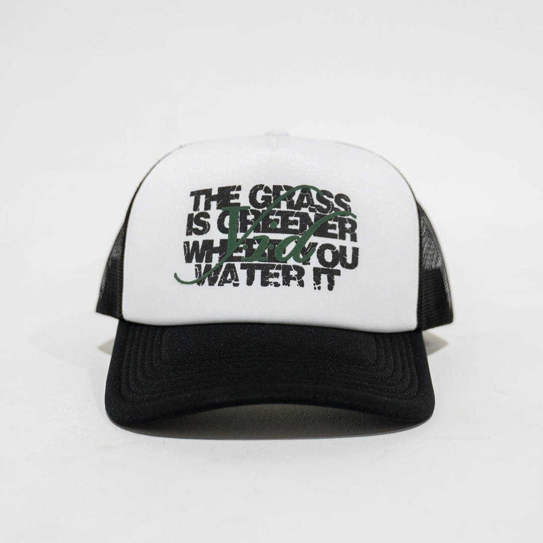PARCHED TRUCKER HAT WHITE/GREEN