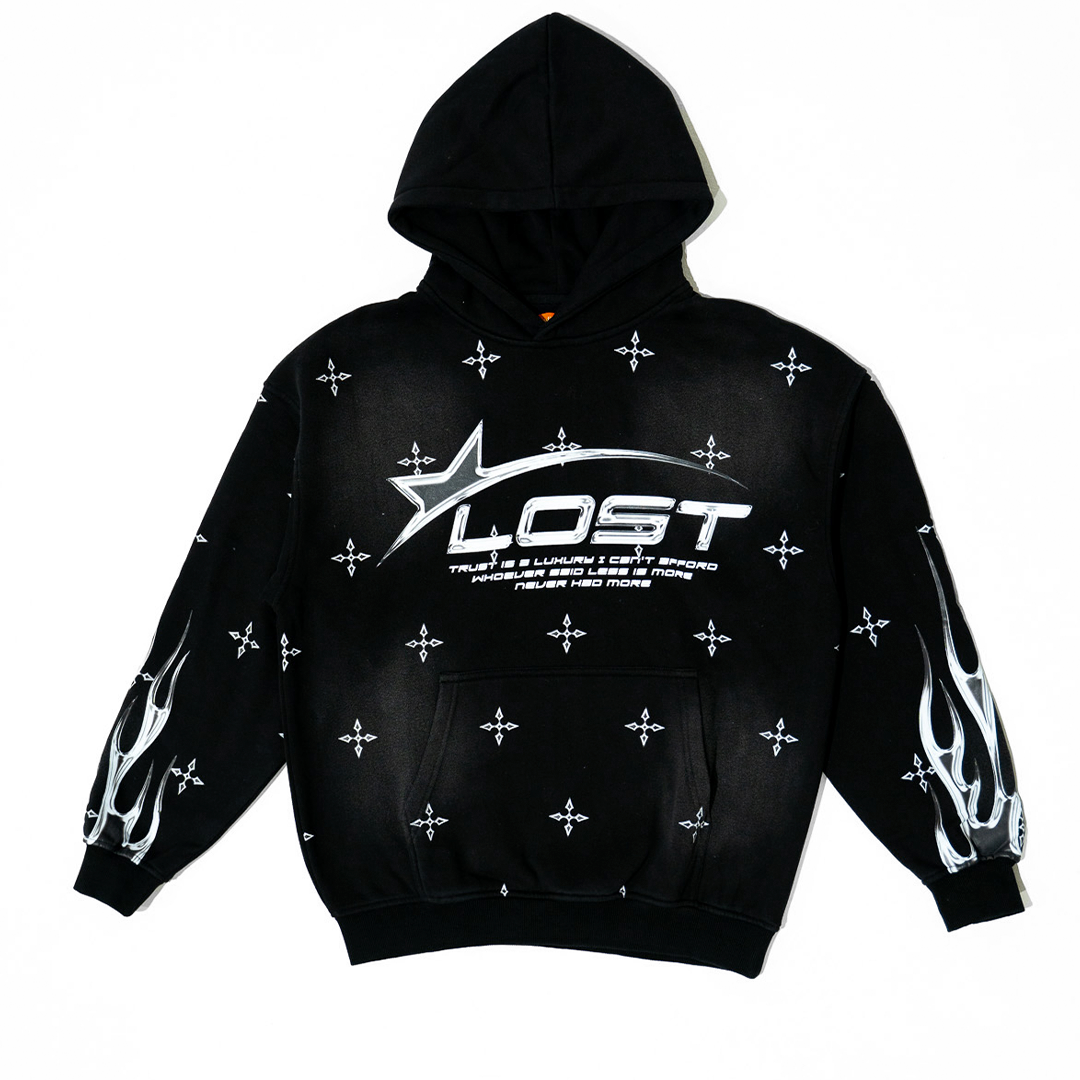 Electro Plate Hoodie Black