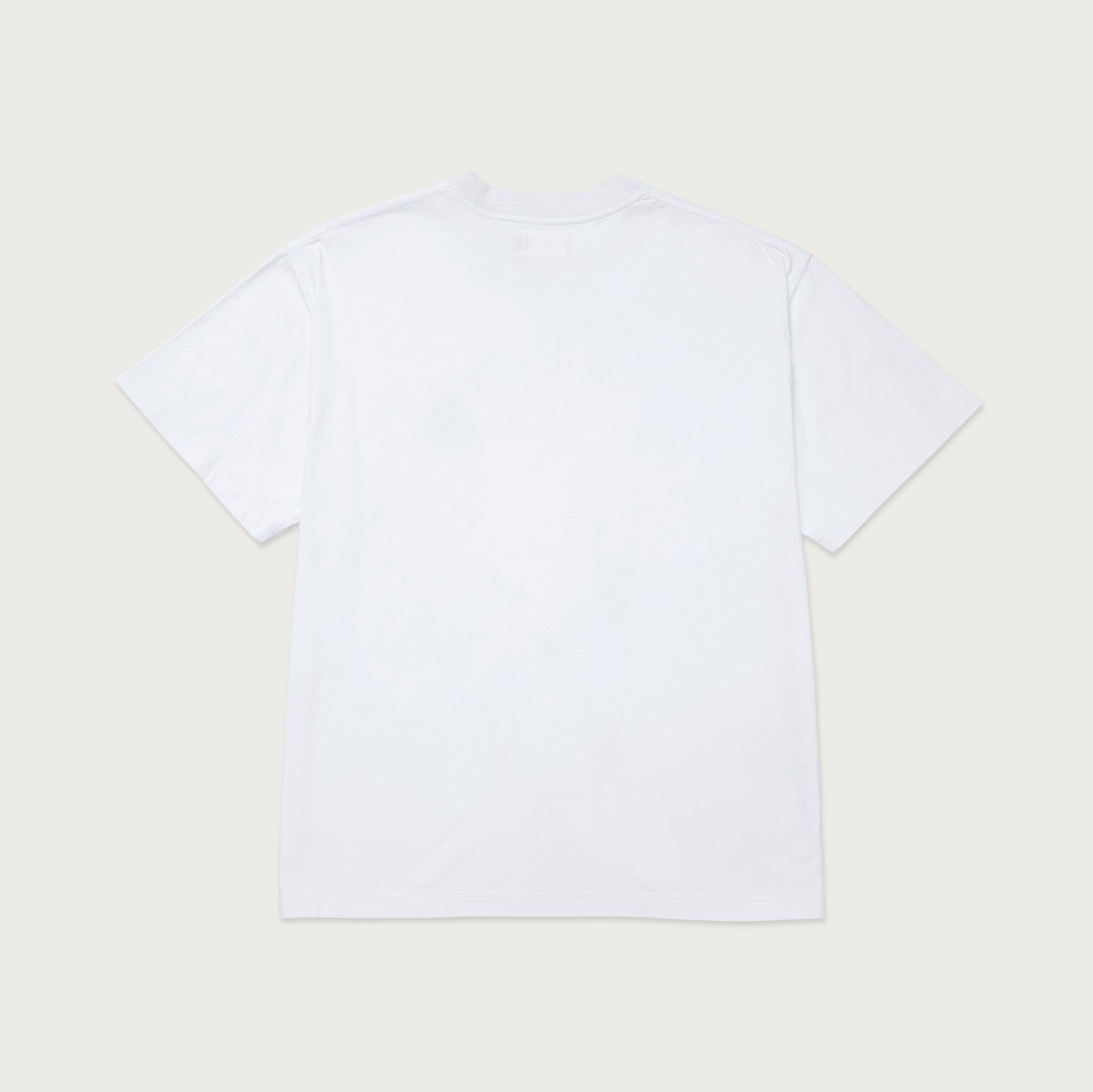 HTG LEAF SS TEE WHITE
