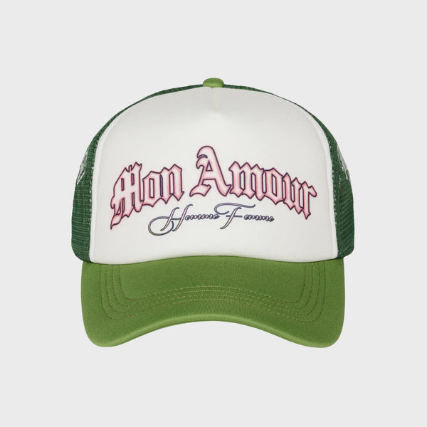My Love Trucker Hat Green