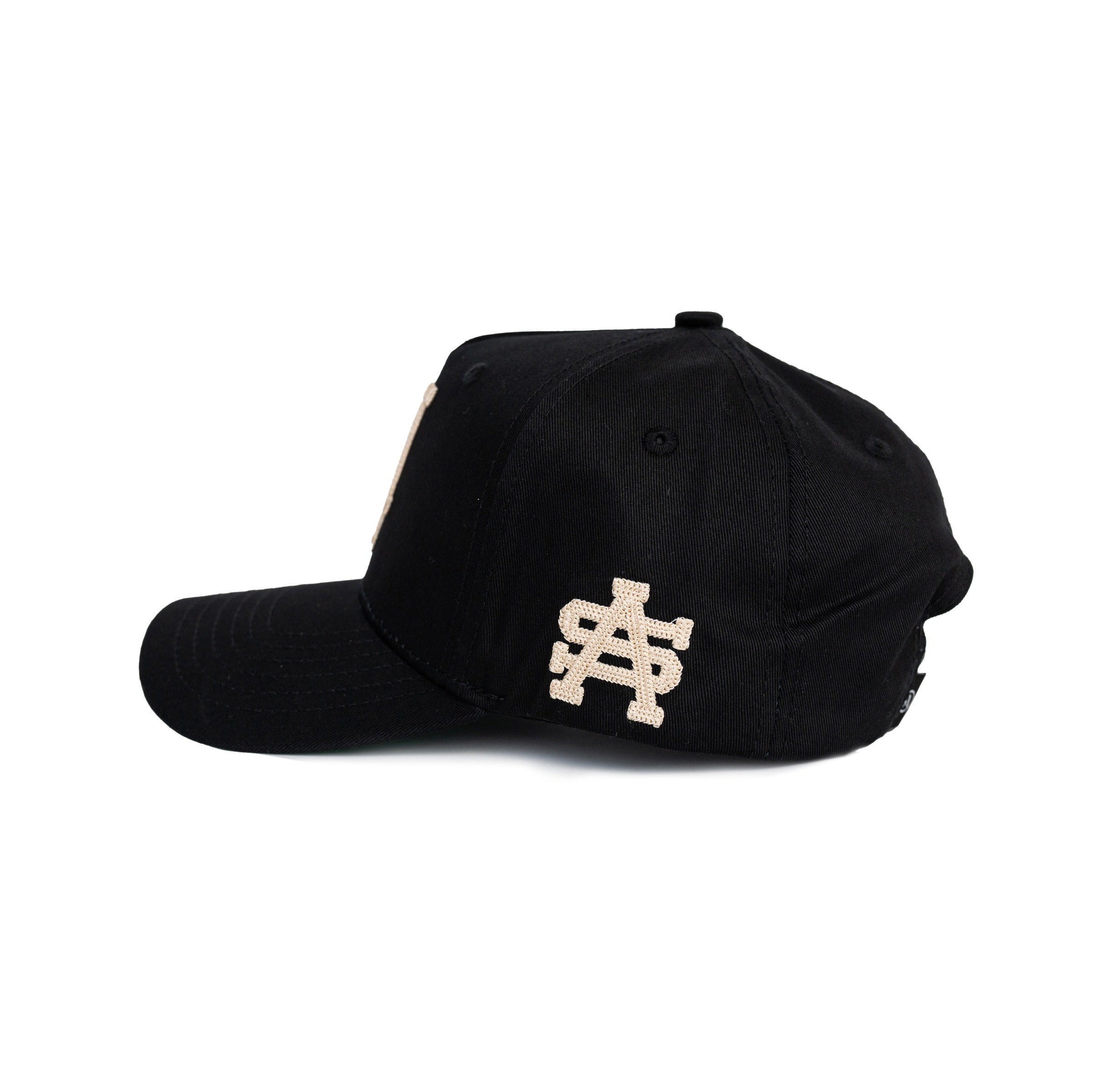 LA Chain Stitch Unconstructed Black