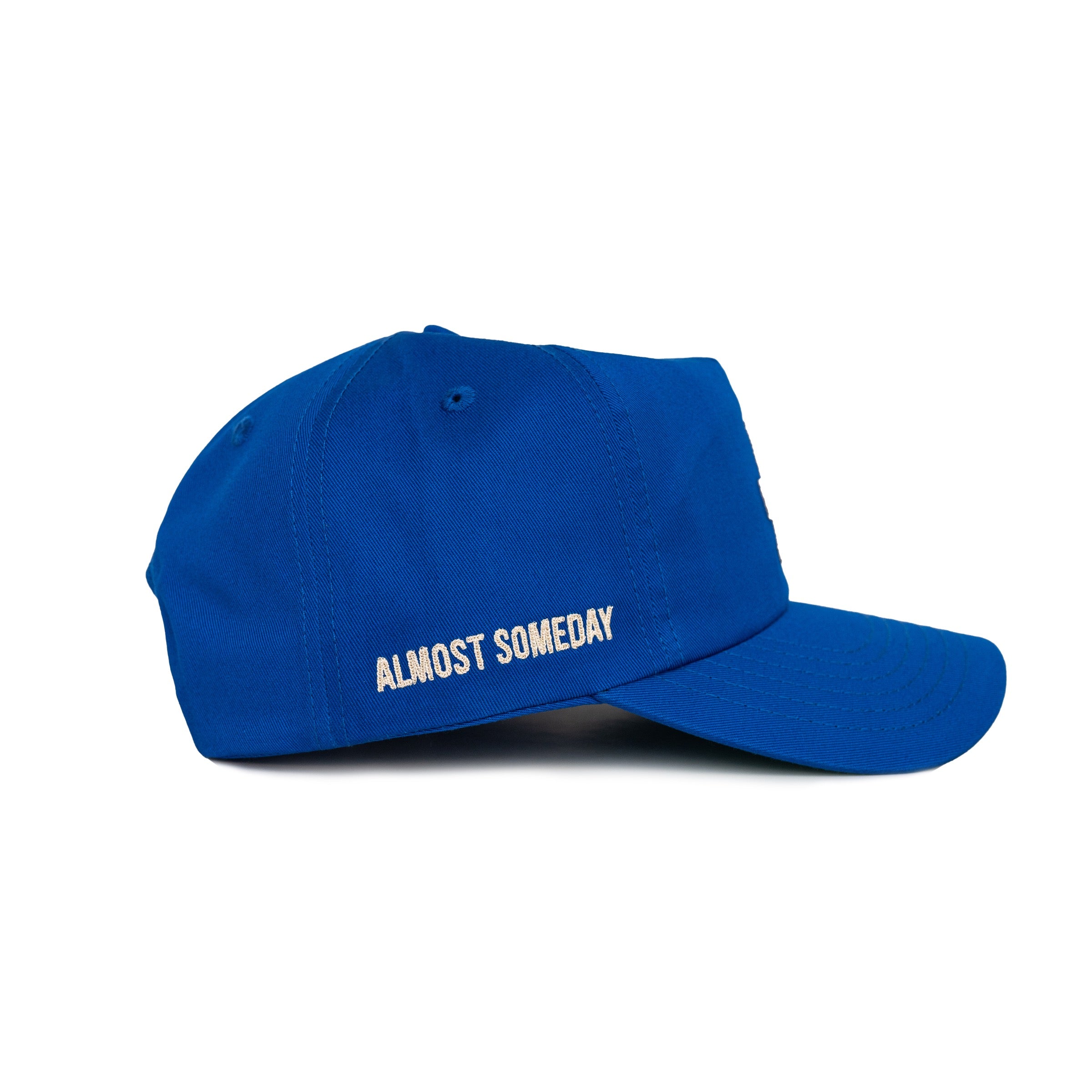 LA Chain Stitch Snap Back Cream/ Blue