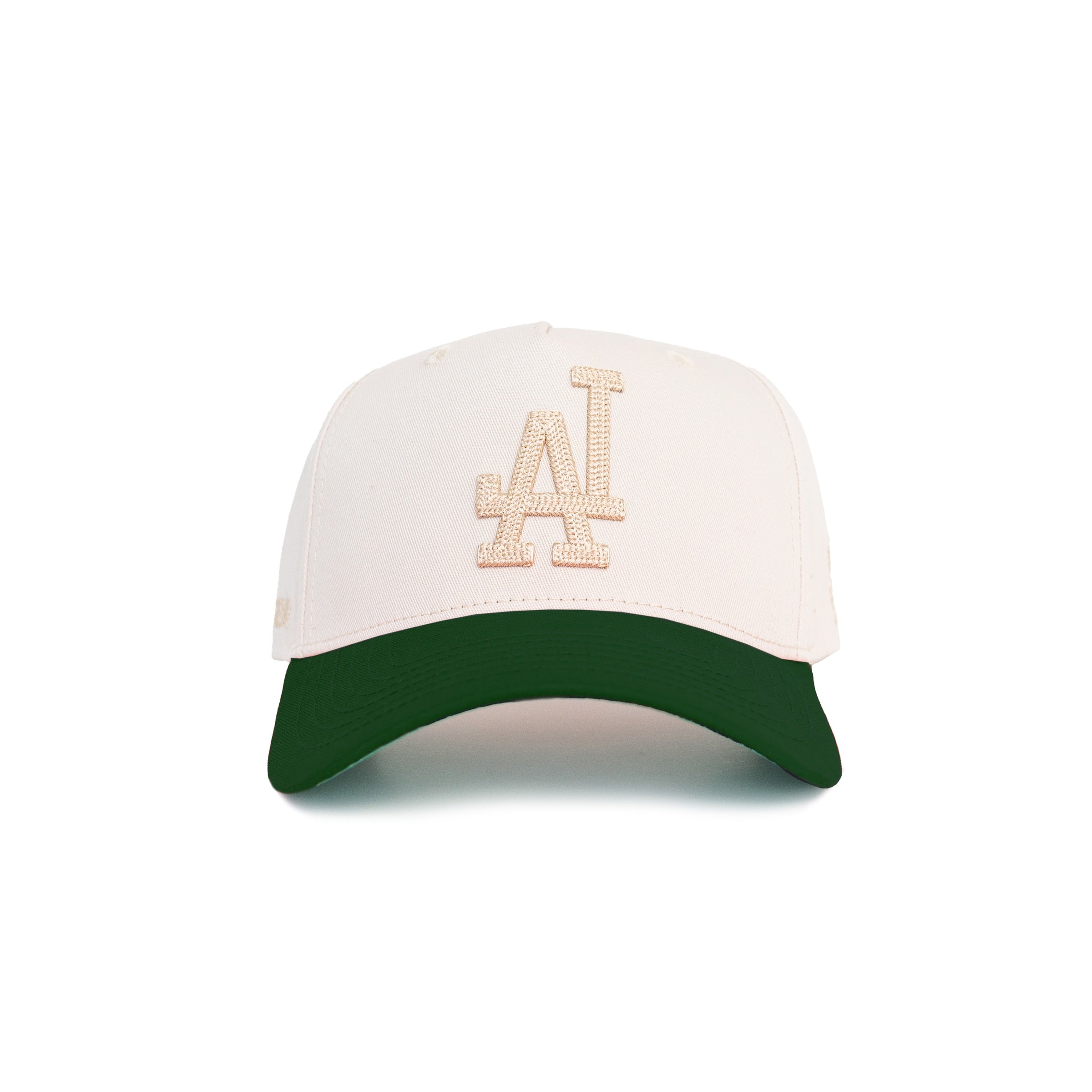 LA Chain Stitch Snap Back Cream/Green