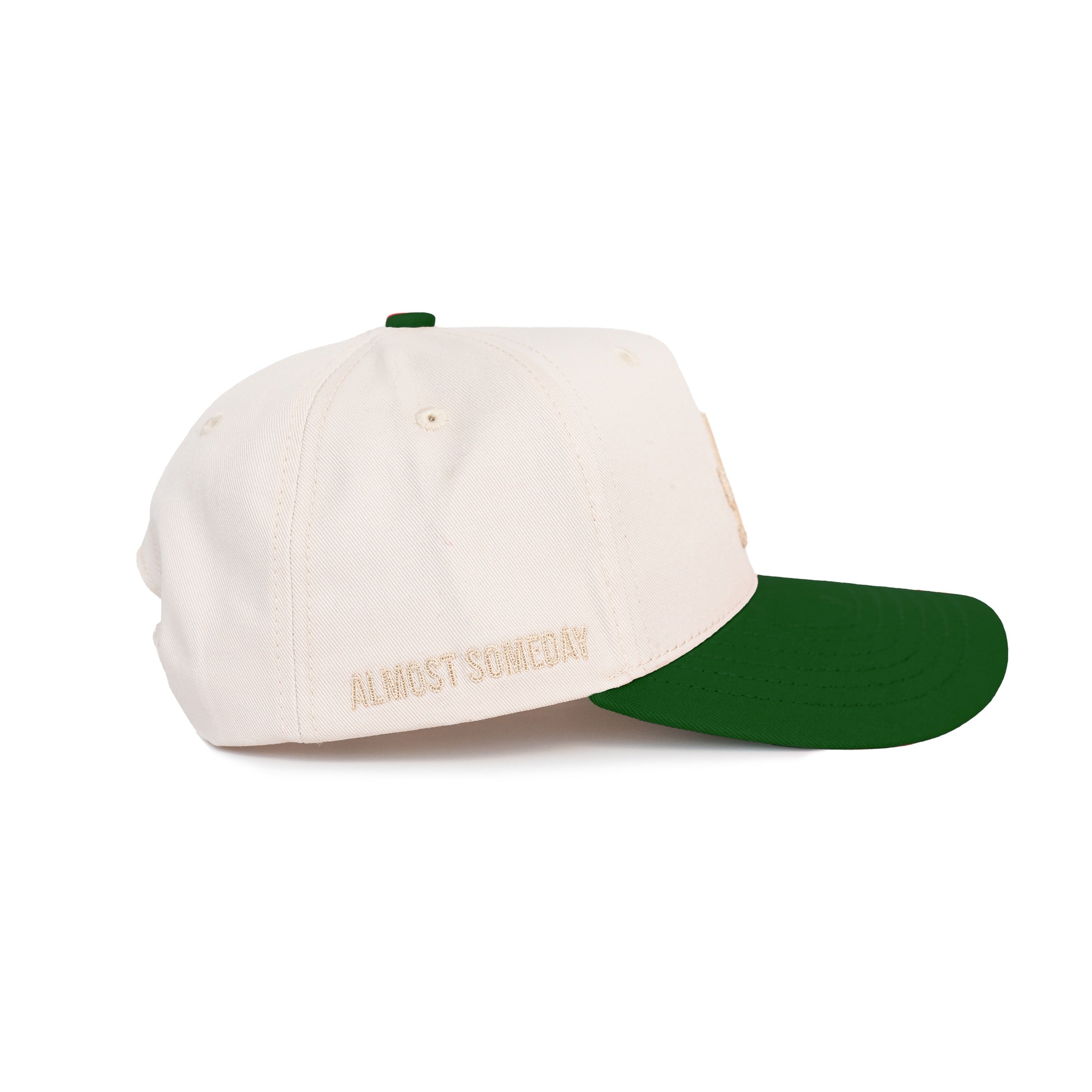 LA Chain Stitch Snap Back Cream/Green