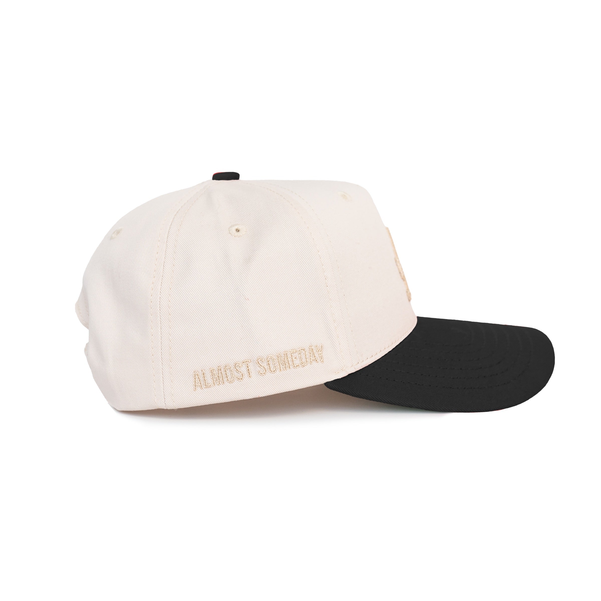 LA Chain Stitch Snap Back Cream/Black