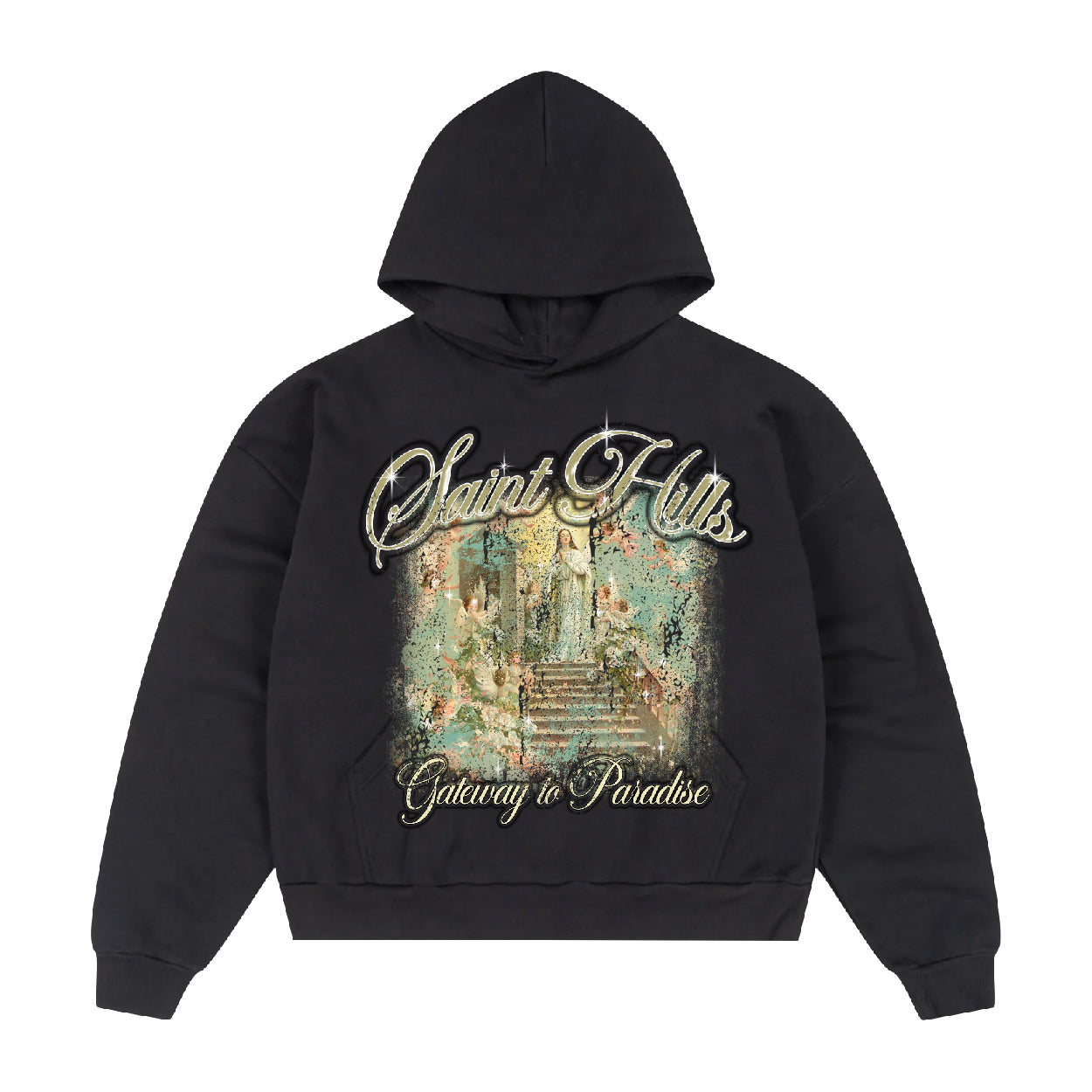 Gateway To Paradise Hoodie Black – Survival Clothing & Footwear