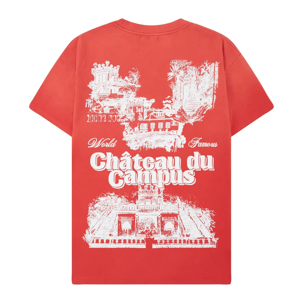 CHATEAU TEE SUN WASH RED