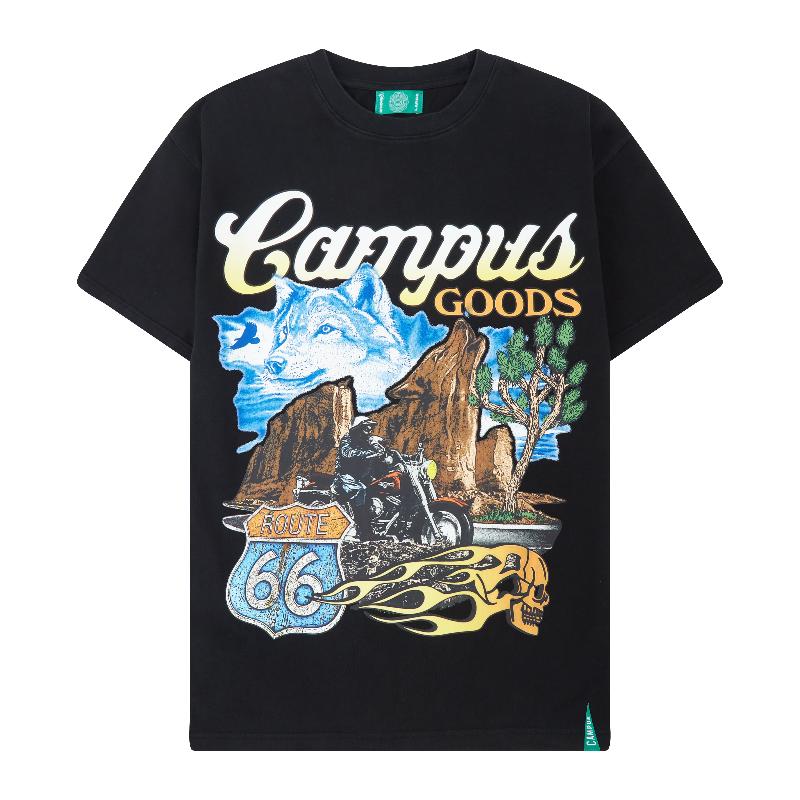 ROADTRIP TEE VINTAGE BLACK