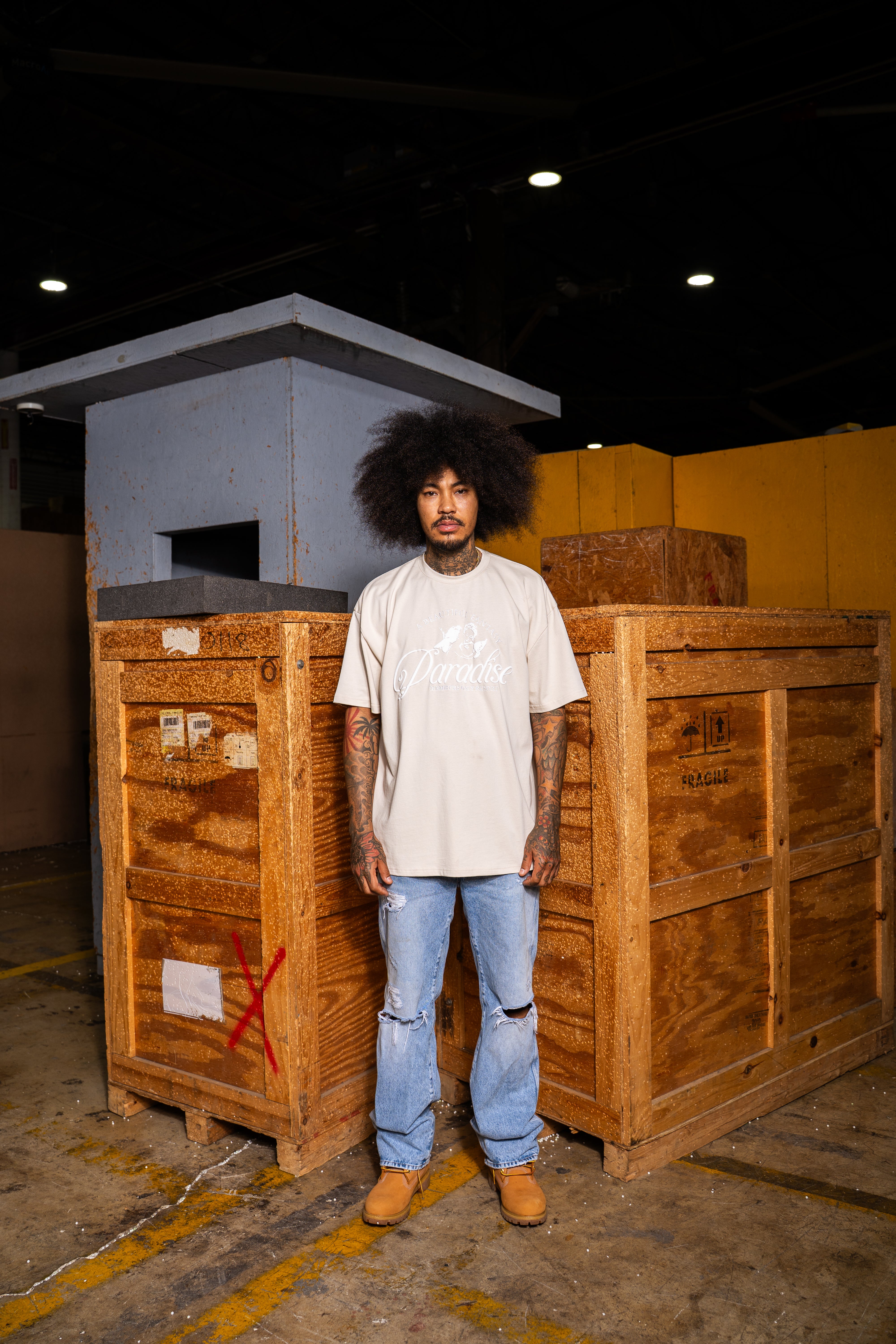 Celestial Getaway Tee Cream