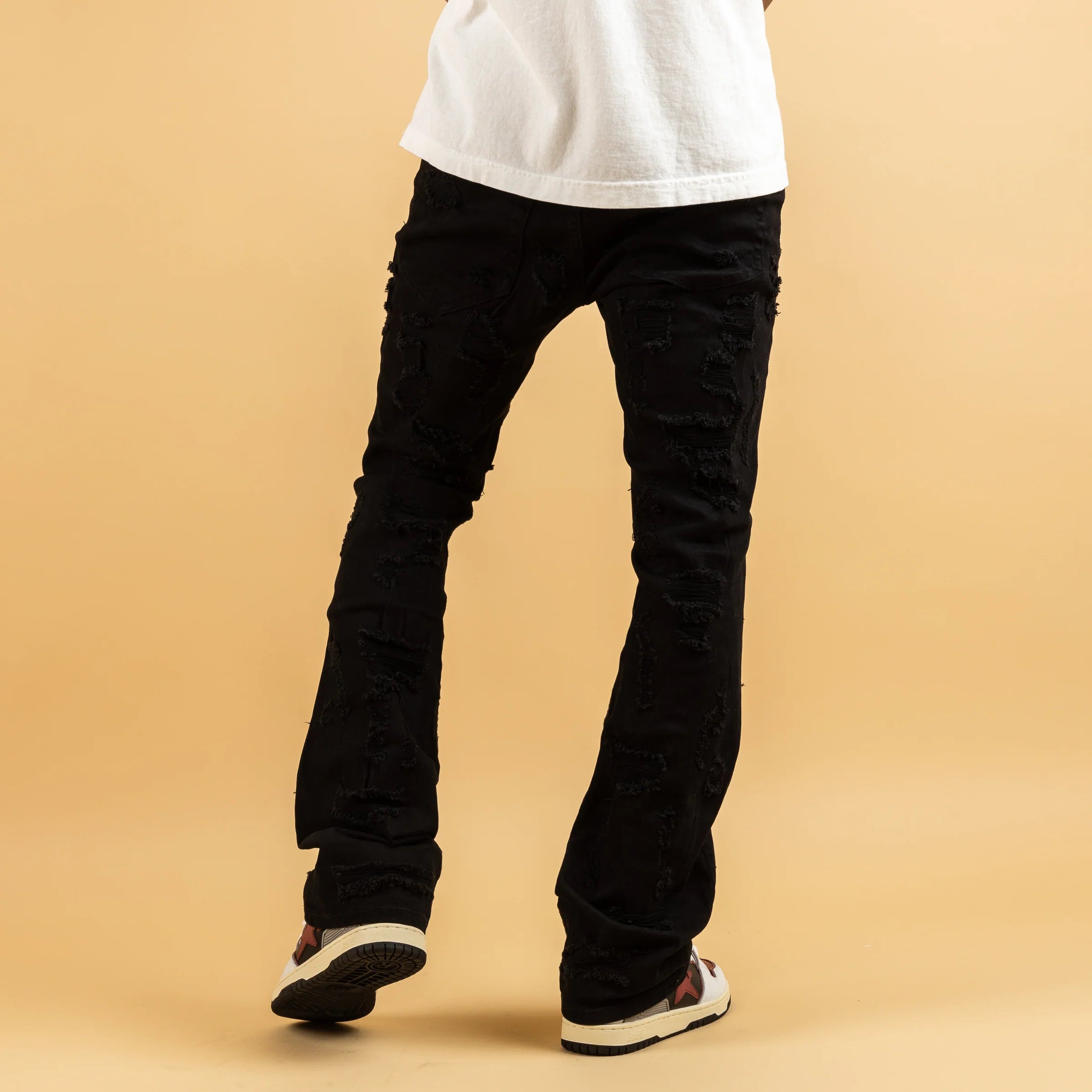 Paisley Ops Flared Denim
