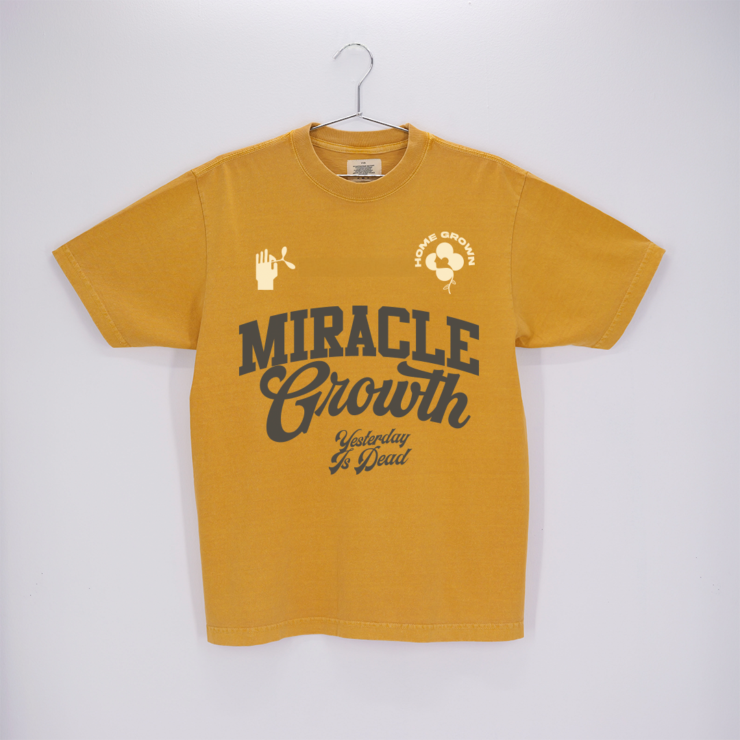 MIRACLE GROWTH TEE MUSTARD