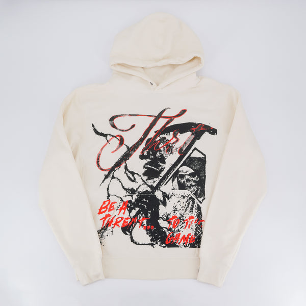 Threat To The Game Hoodie Natural