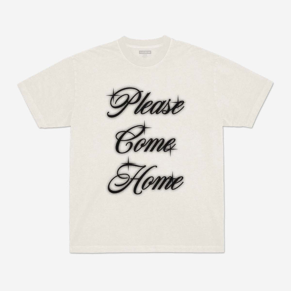 Script Tee White