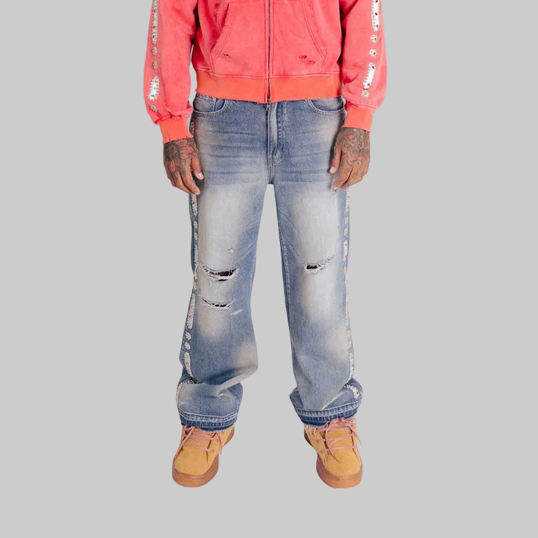 Paradise Lost Lost Bloom Denim Light Wash | Survival Miami 