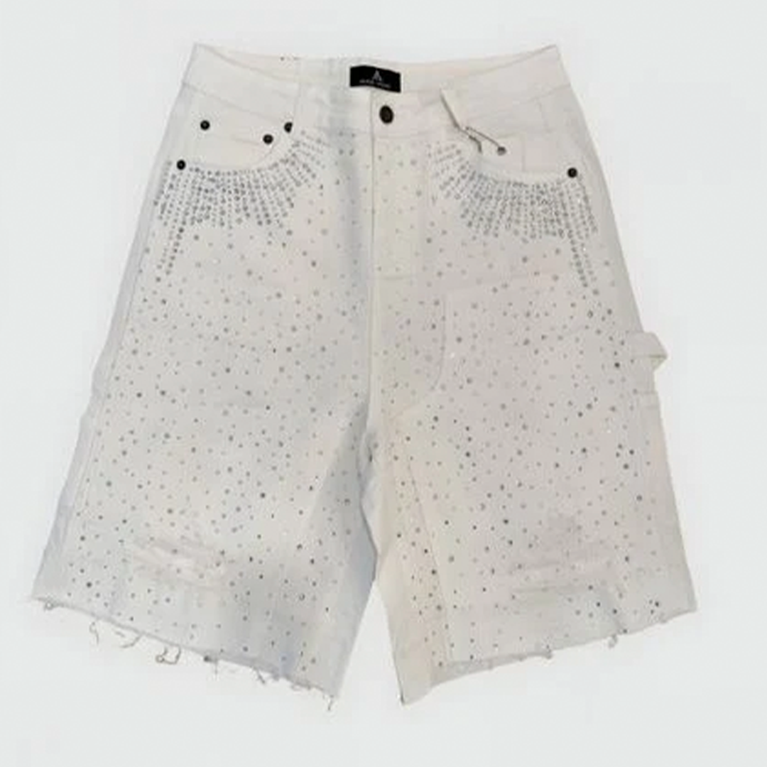 Crystalized Short White