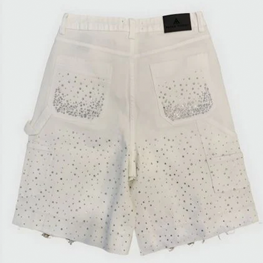 Crystalized Short White
