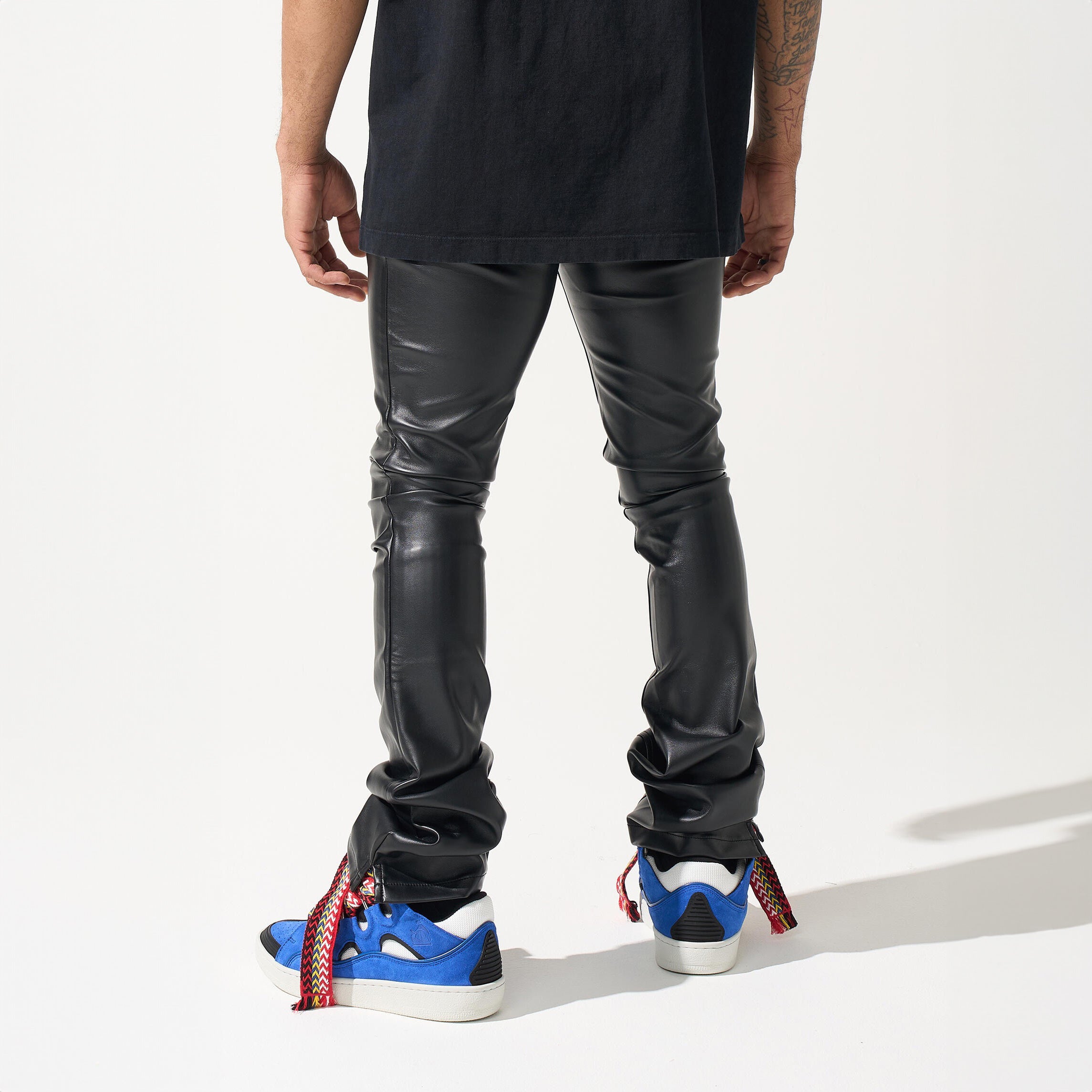 Stone Stacked Jeans Black