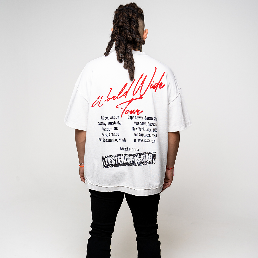 WORLD TOUR TEE (WHITE)