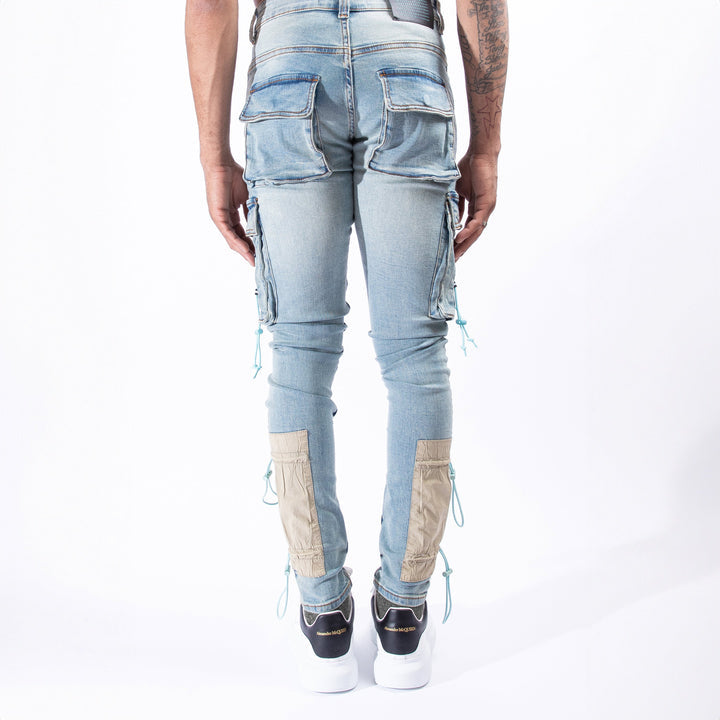 CYBER CLOUD CARGO JEANS