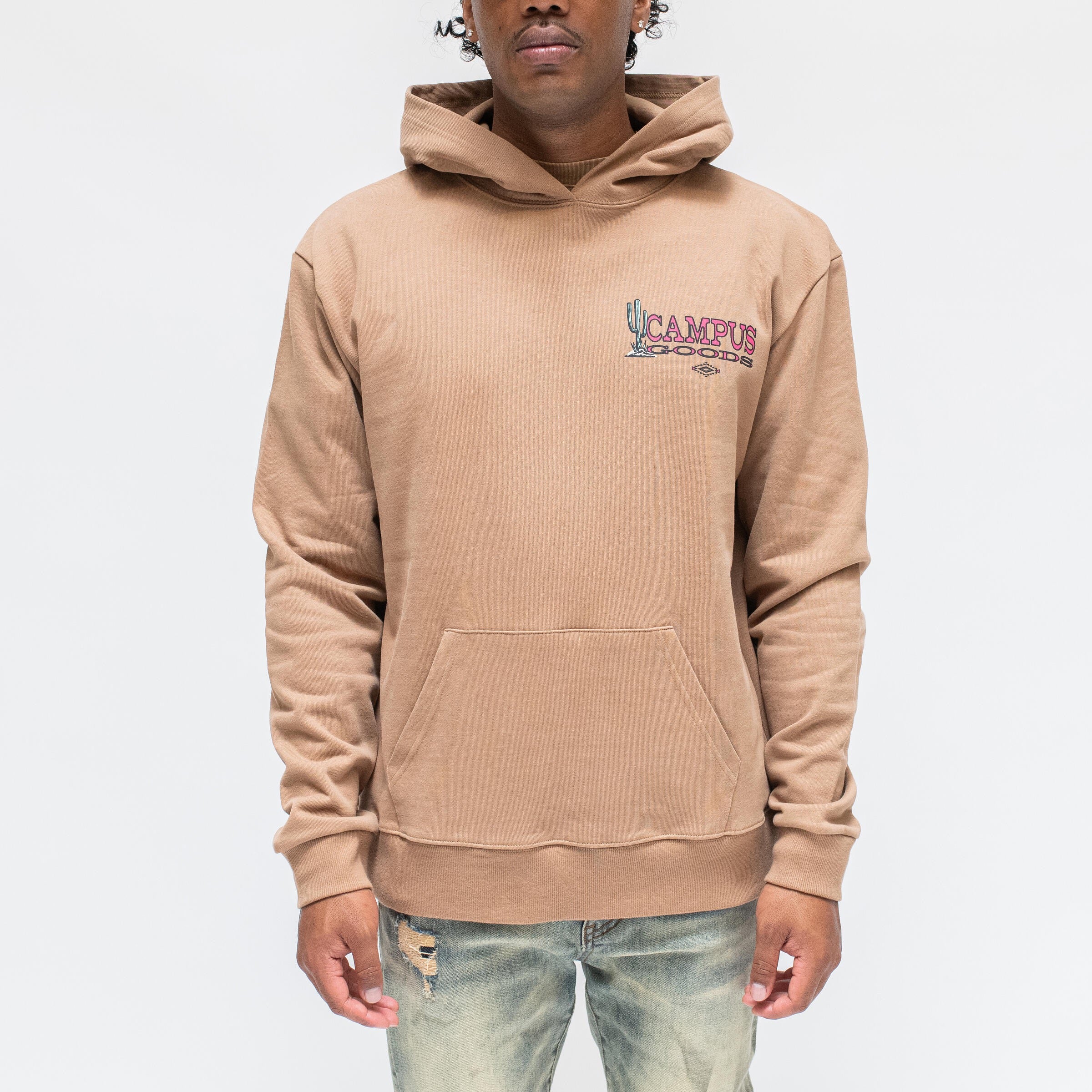 Western Hoodie Sand