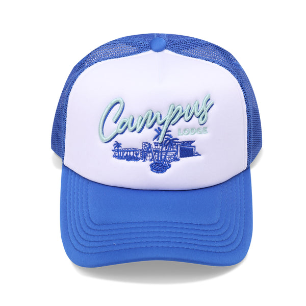 Resort Trucker Hats Blue
