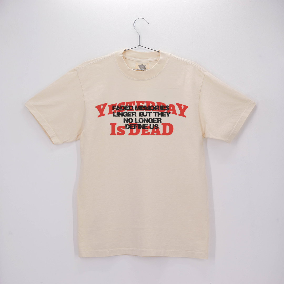THROUGH THE HAZE TEE CREAM