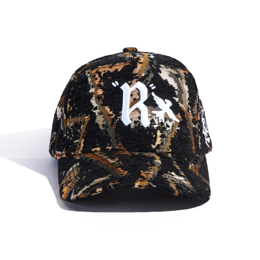 LUXE HAT BLACK/GOLD WOVEN