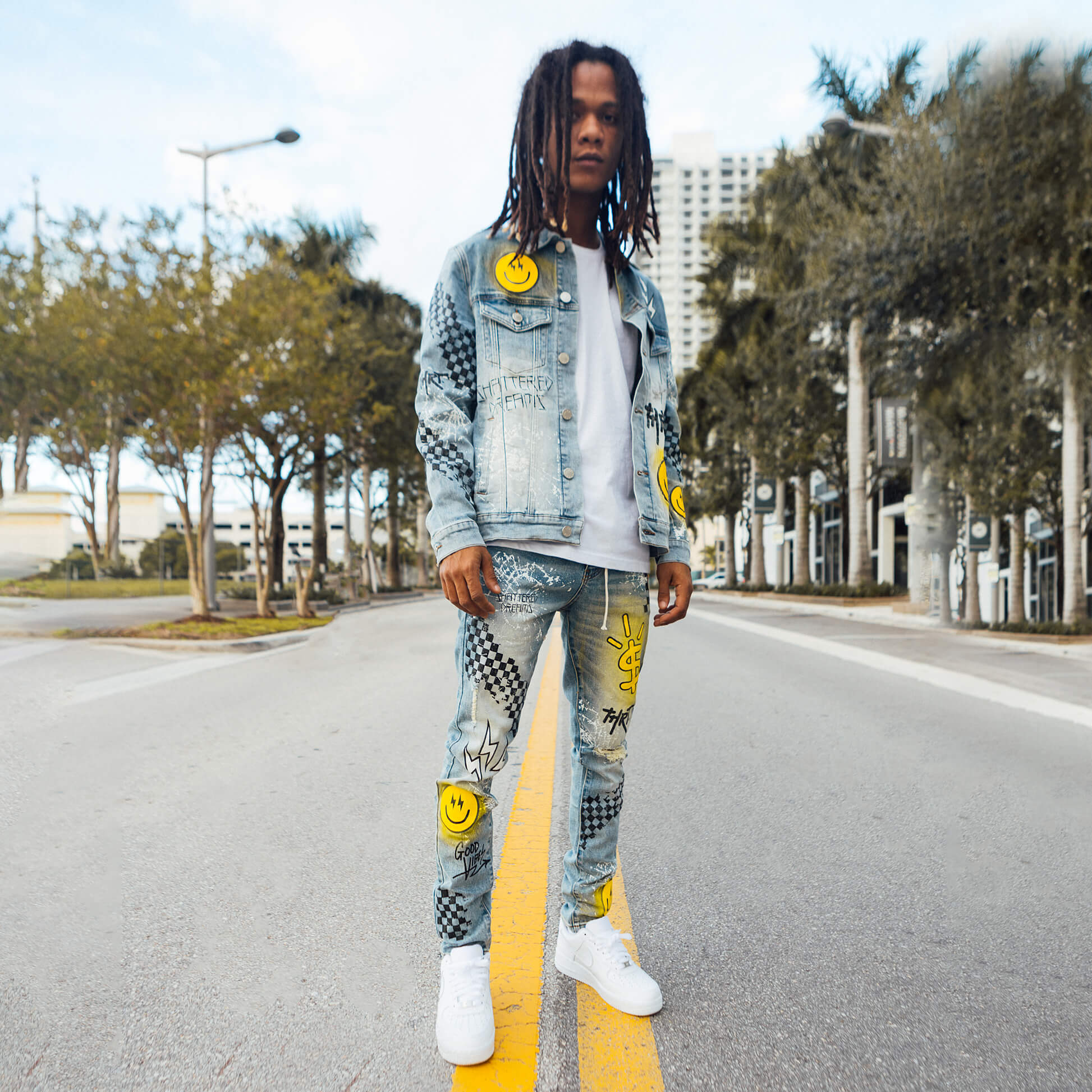 SHATTERED DREAMS JACKET YELLOW