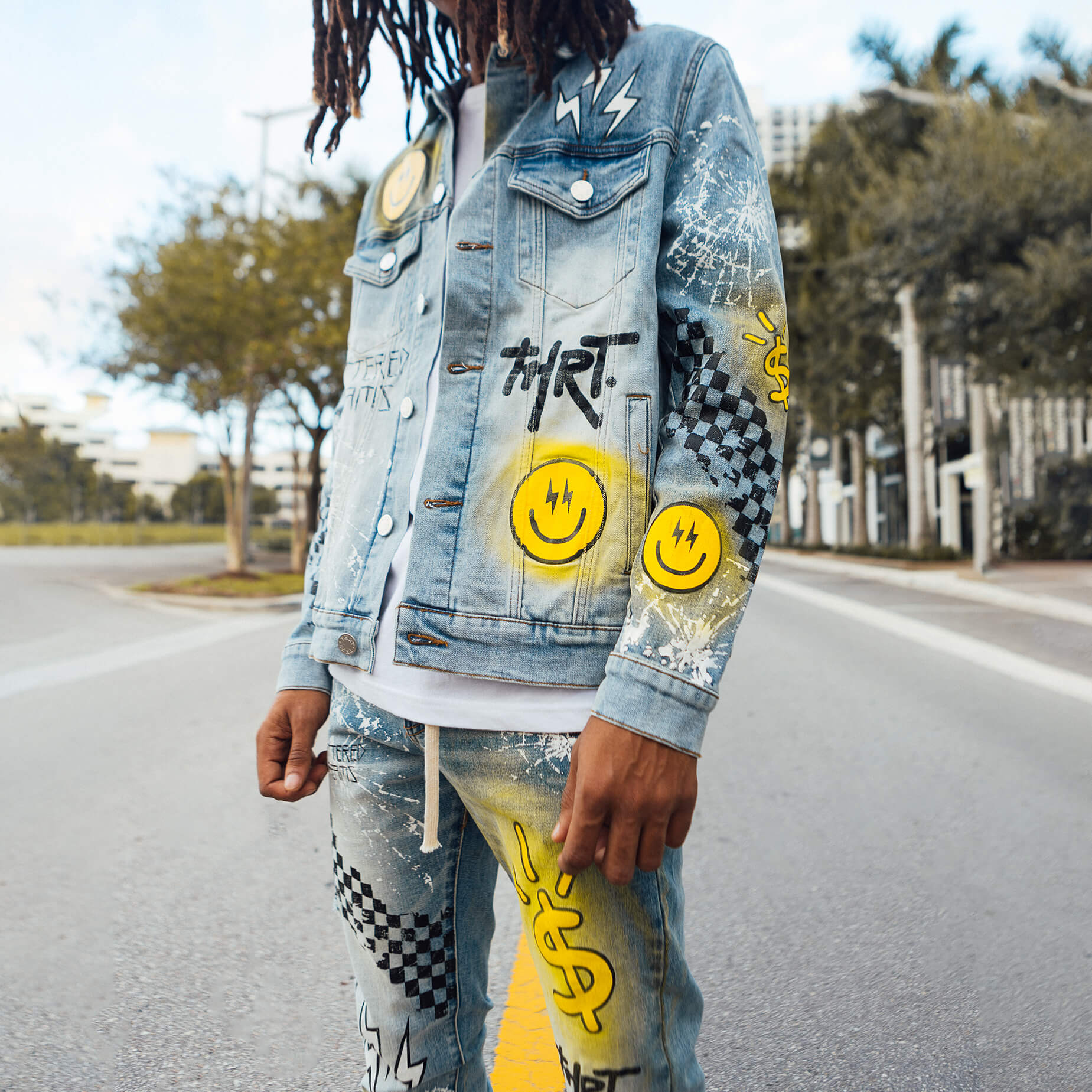 SHATTERED DREAMS JACKET YELLOW