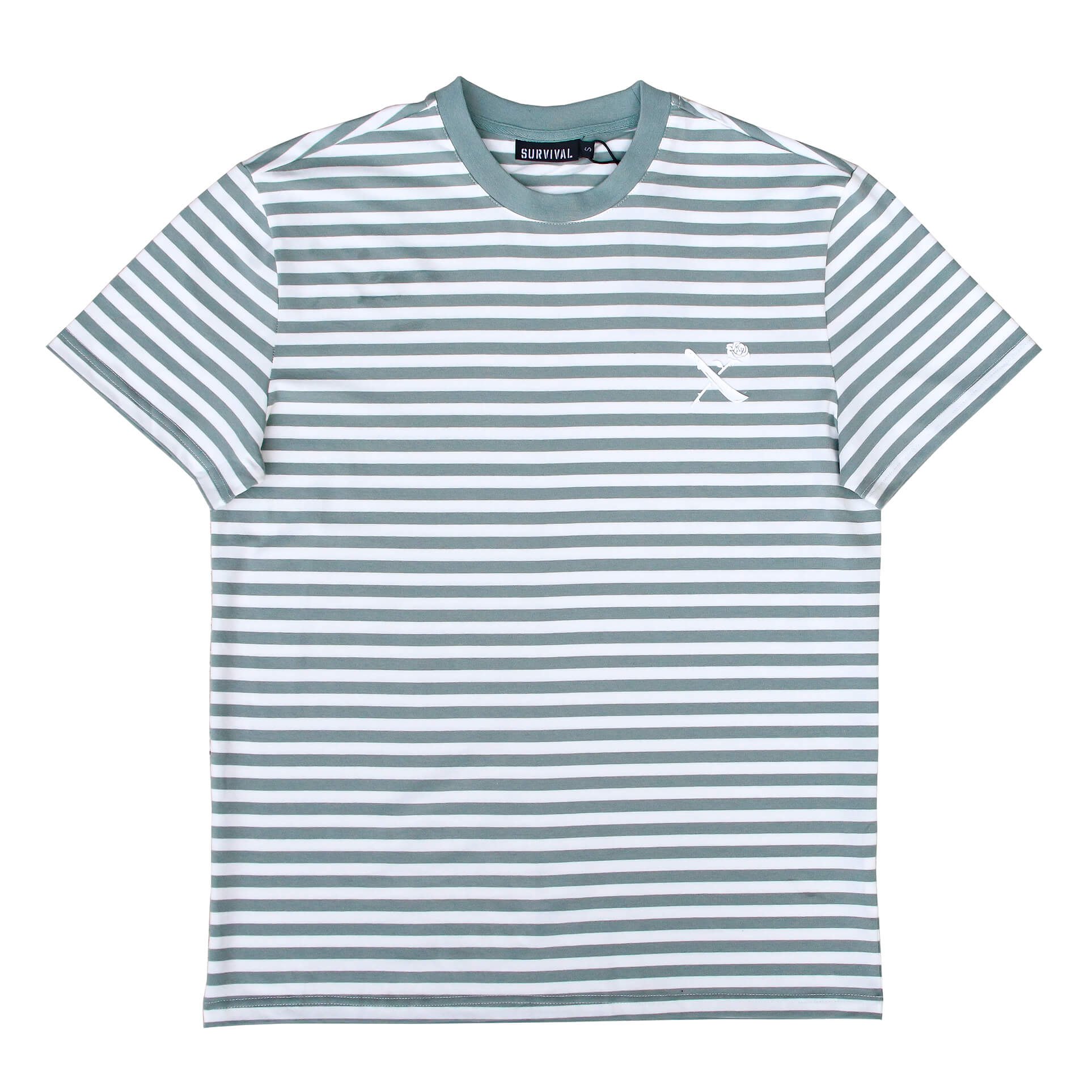 SOTF STRIPE TEE CLAY GRN