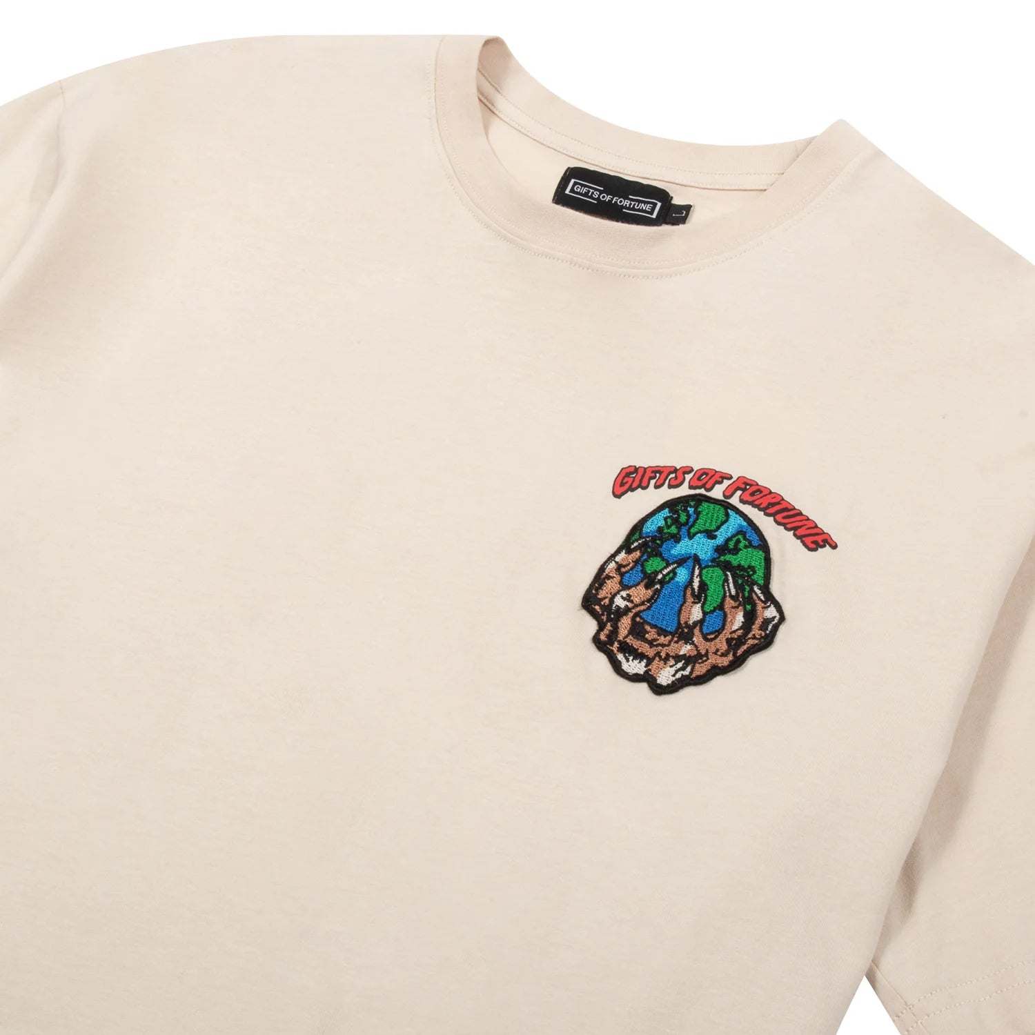THE WORLD IS YOURS TEE TAN