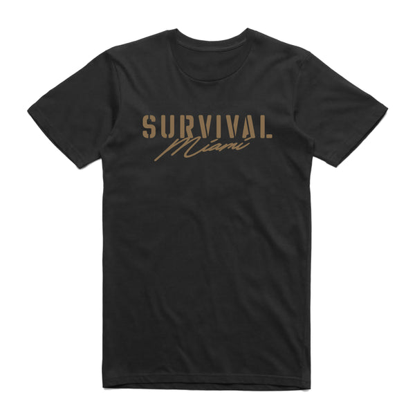 FORCED TEE BLACK