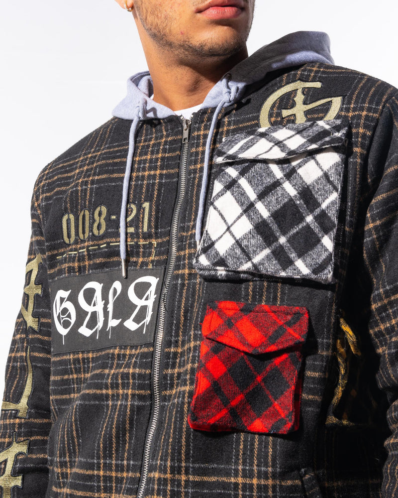 ACCOMPLICE FLANNEL BLACK