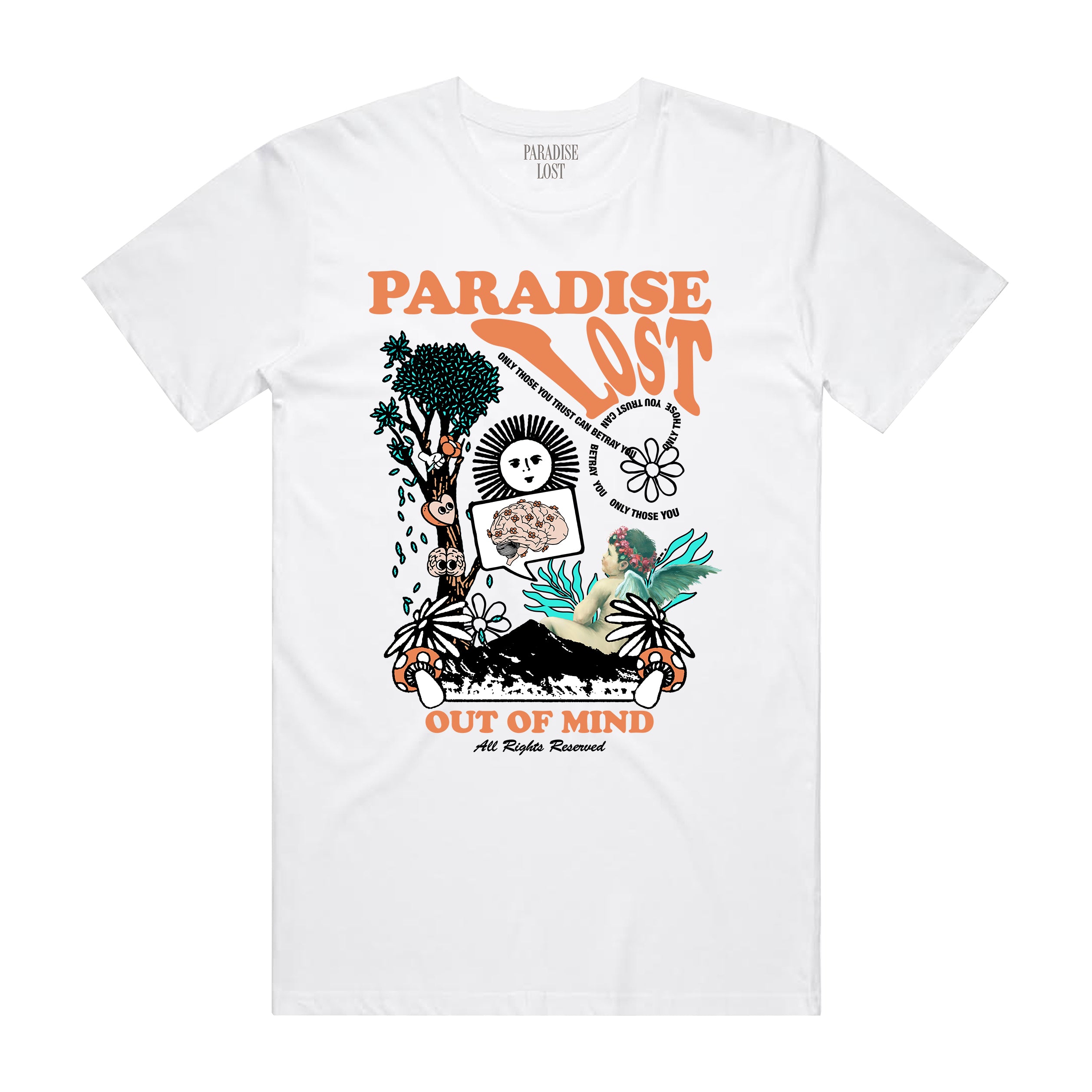 THOSE YOU TRUST TEE WHITE/MULTI