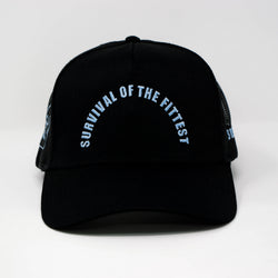 ENDURE TRUCKER HAT BLACK/BLUE