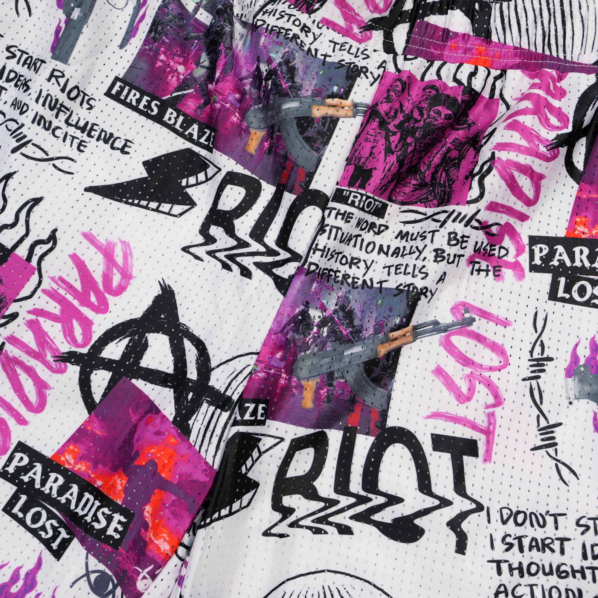 RIOT SHORTS WHITE