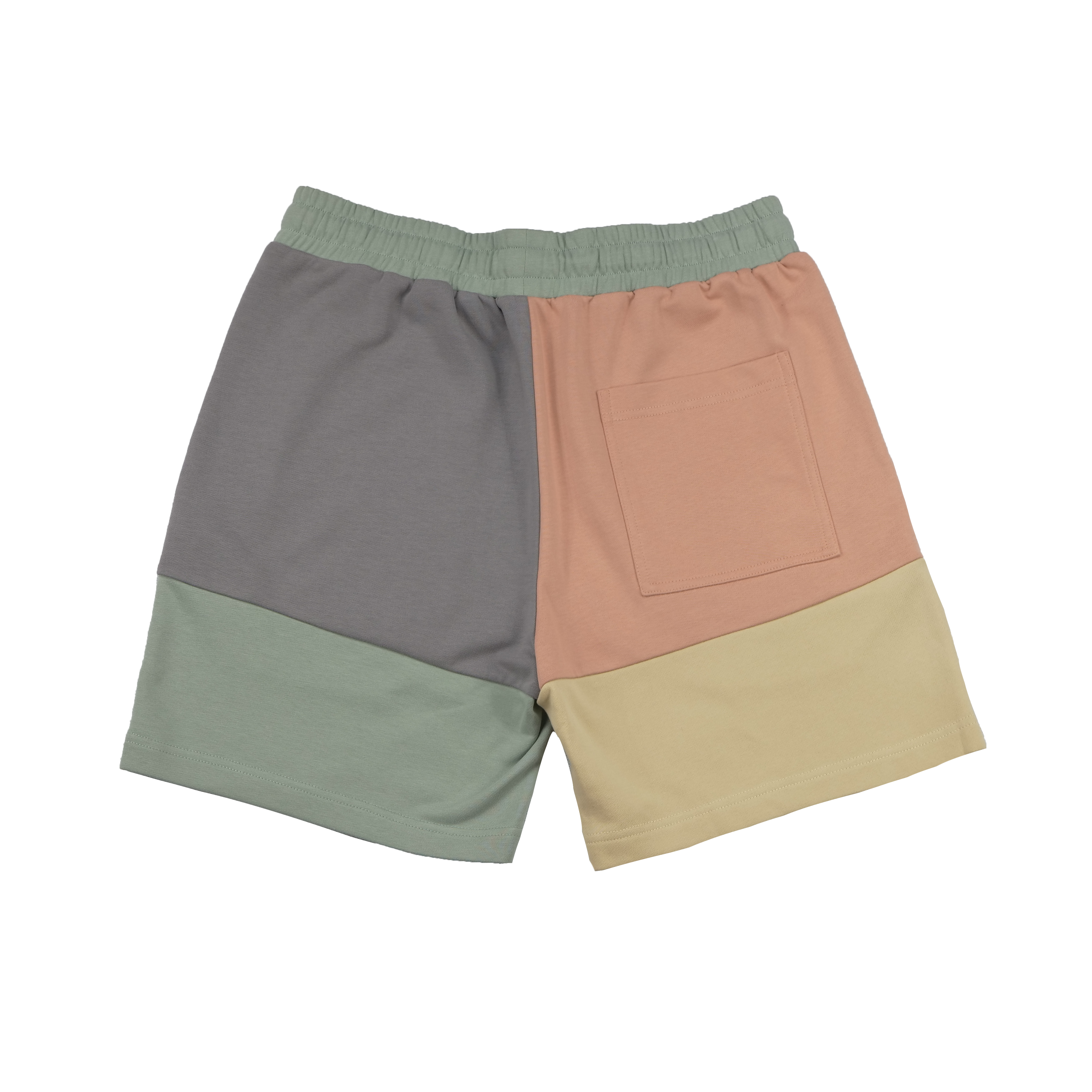 COLOR BLOCK SHORTS JADE