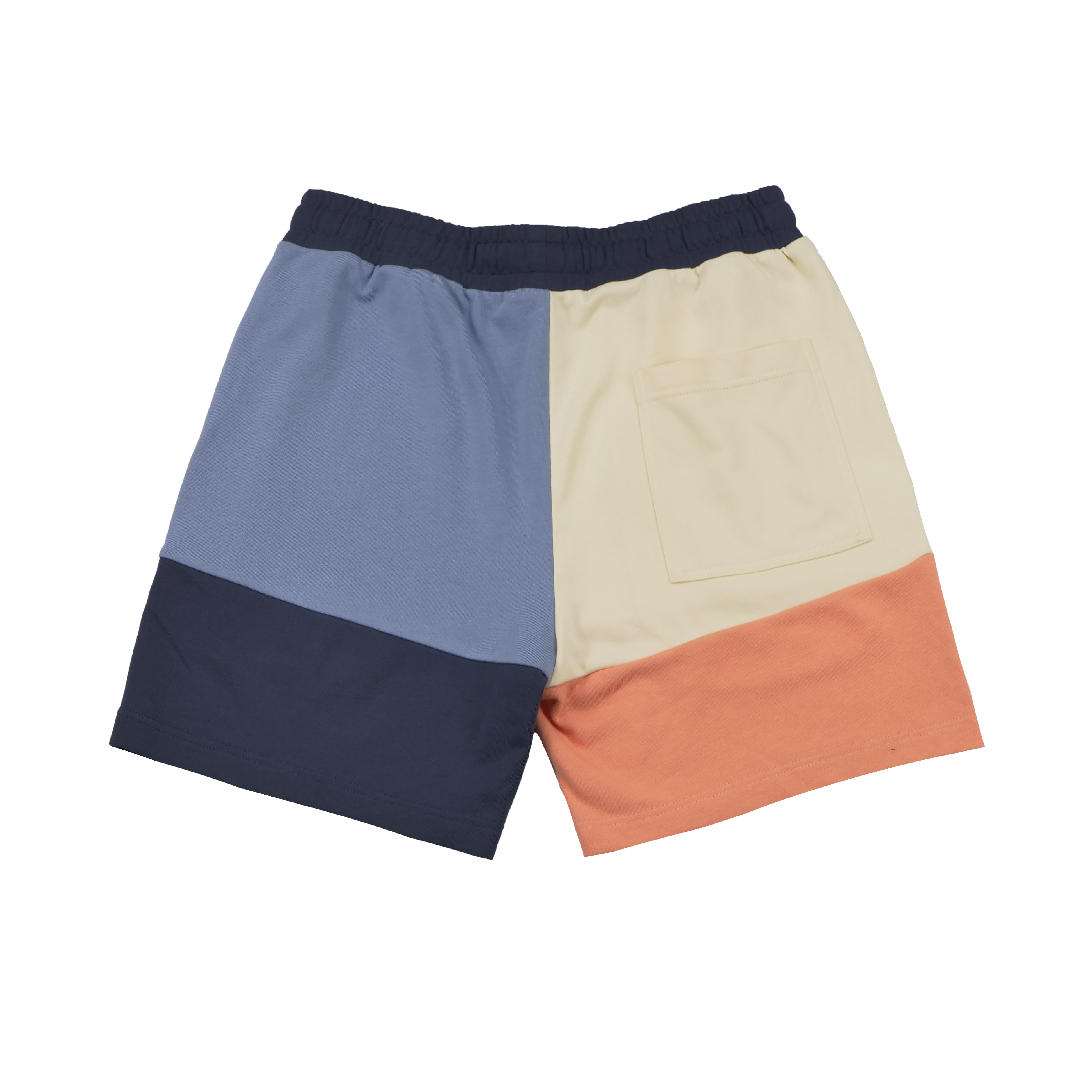 COLOR BLOCK SHORTS NAVY