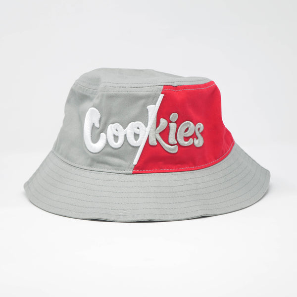 CHANGING LANES BUCKET HAT GREY/RED