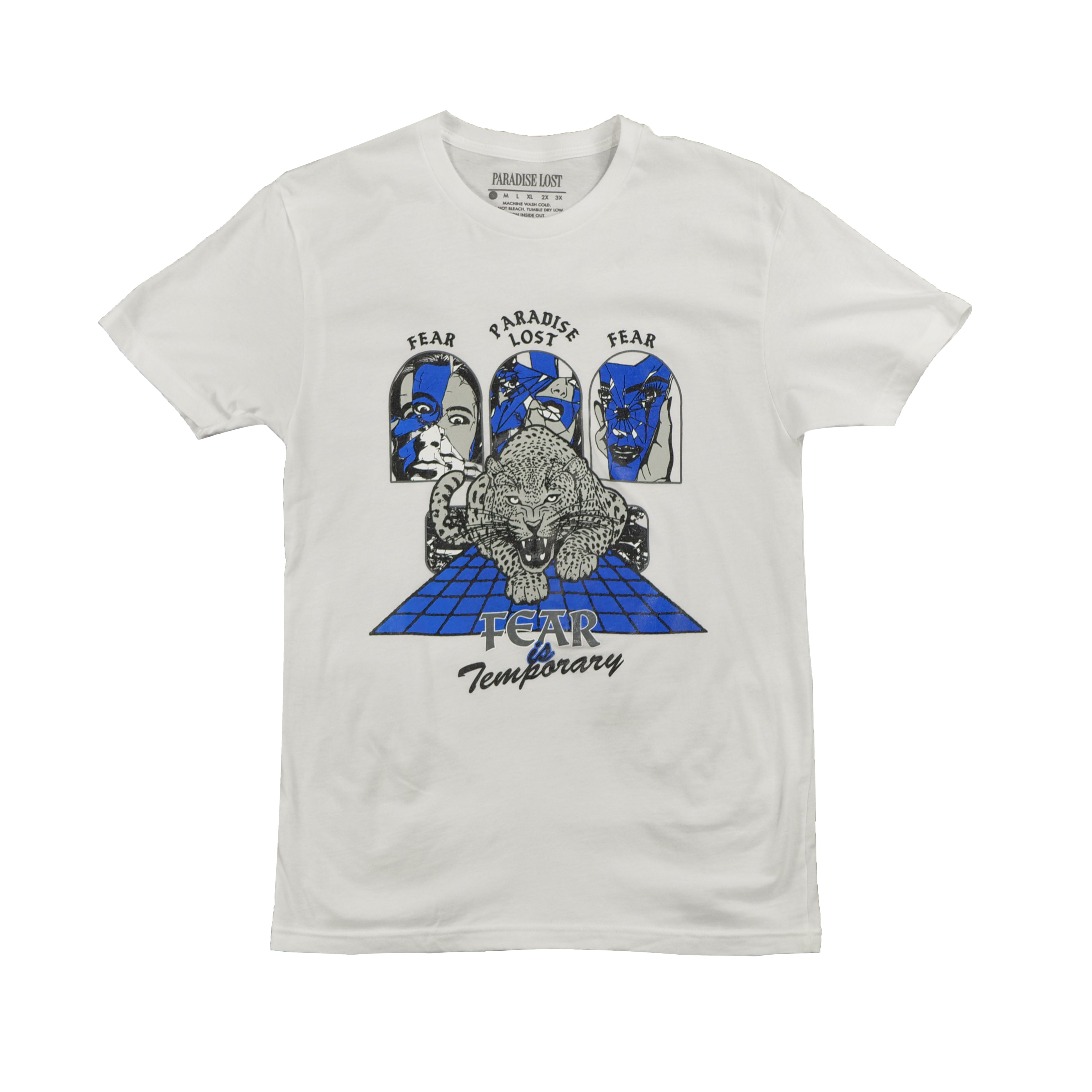 LEVELS OF FEAR TEE WHITE/ROYAL