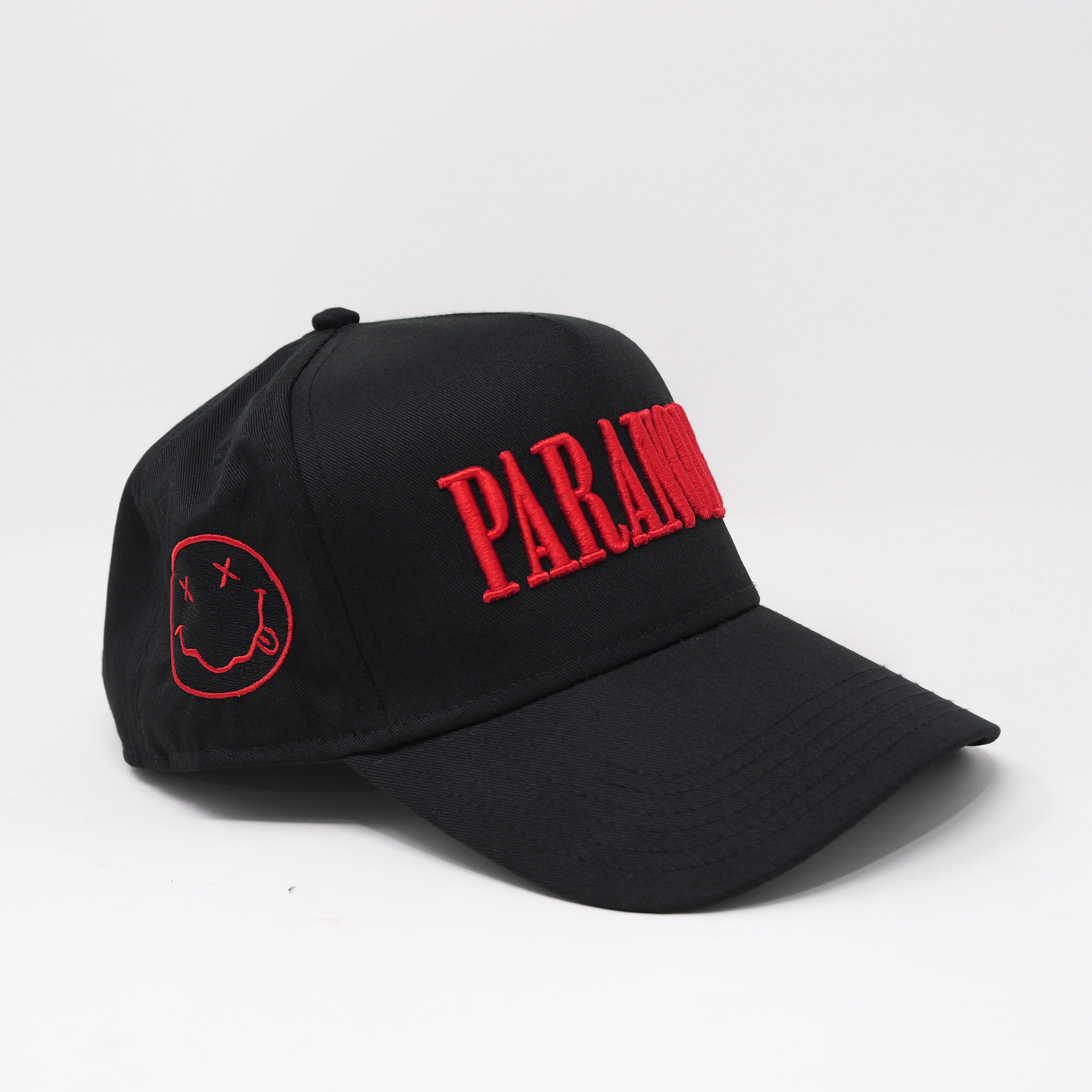 PARANOIA SNAPBACK HAT BLACK/RED